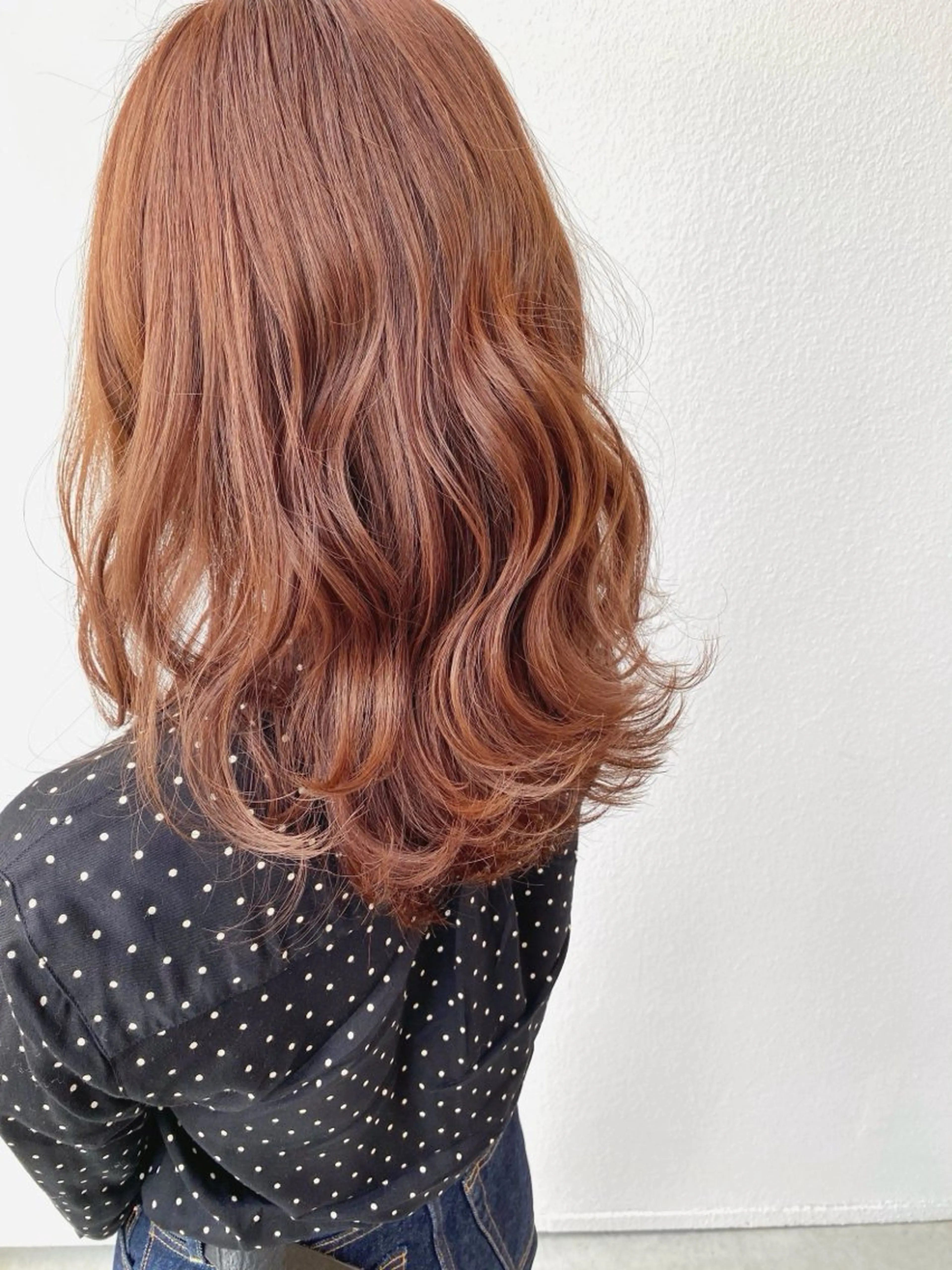 セミロング カラー ヘアカラー パライソ南公園店小嶋 さつきのヘアスタイル