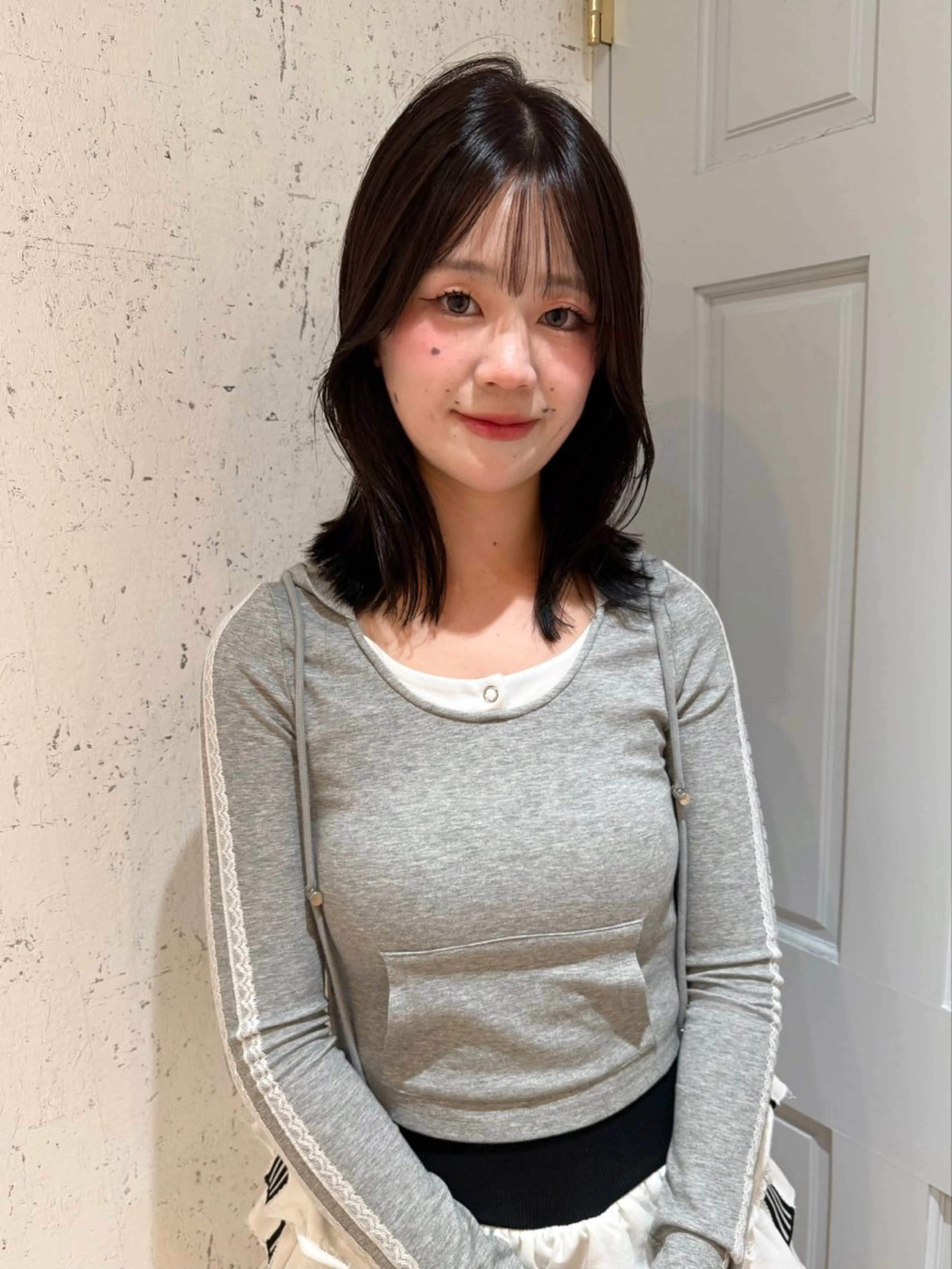 ミディアム カラー カット ヘアカラー トリートメント mai / linoah˚✧のヘアスタイル