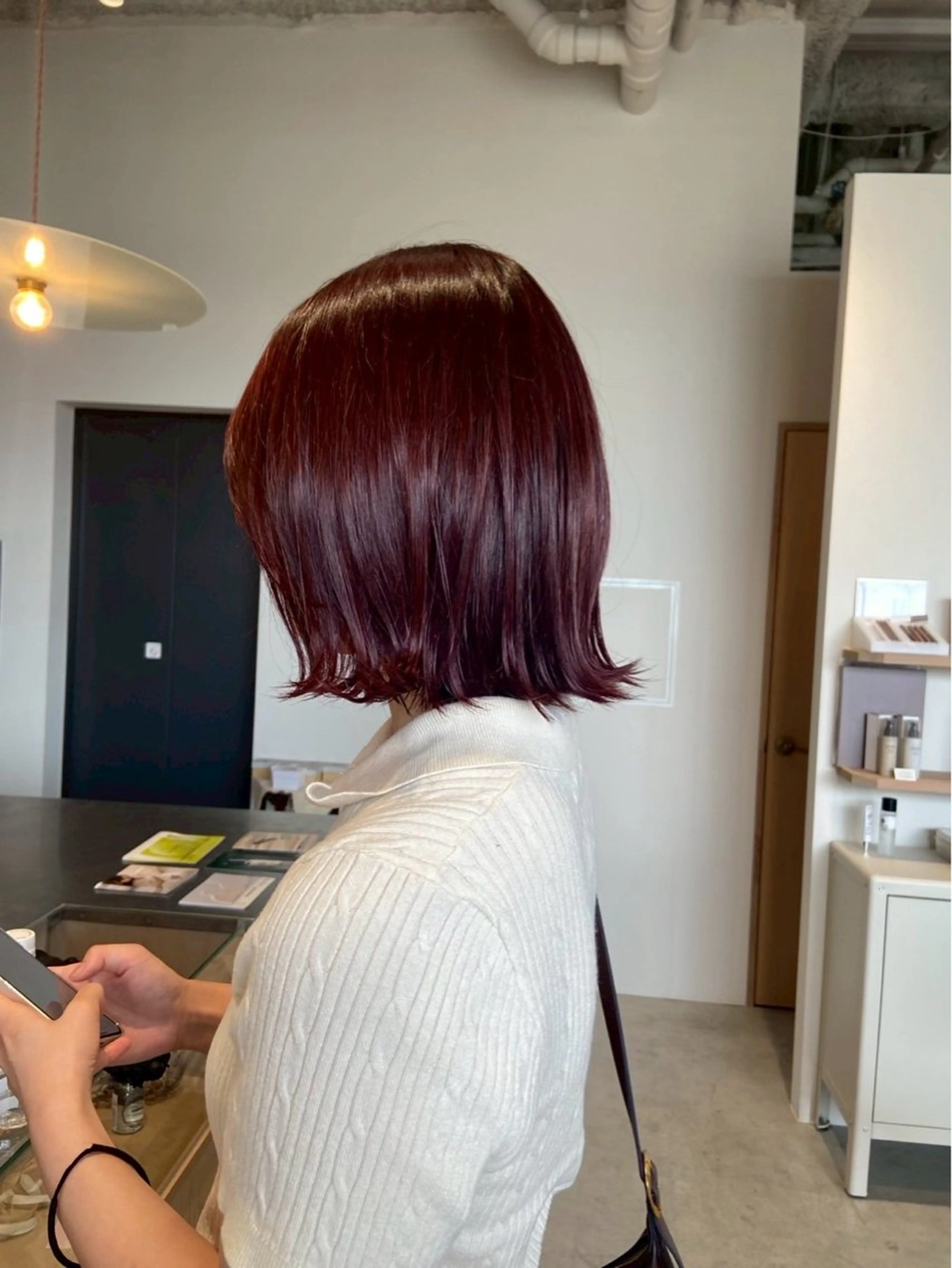 ミディアム カラー ヘアカラー kici所属・🌷似合わせカラー 🌷/岡崎/アイ🐰のヘアスタイル