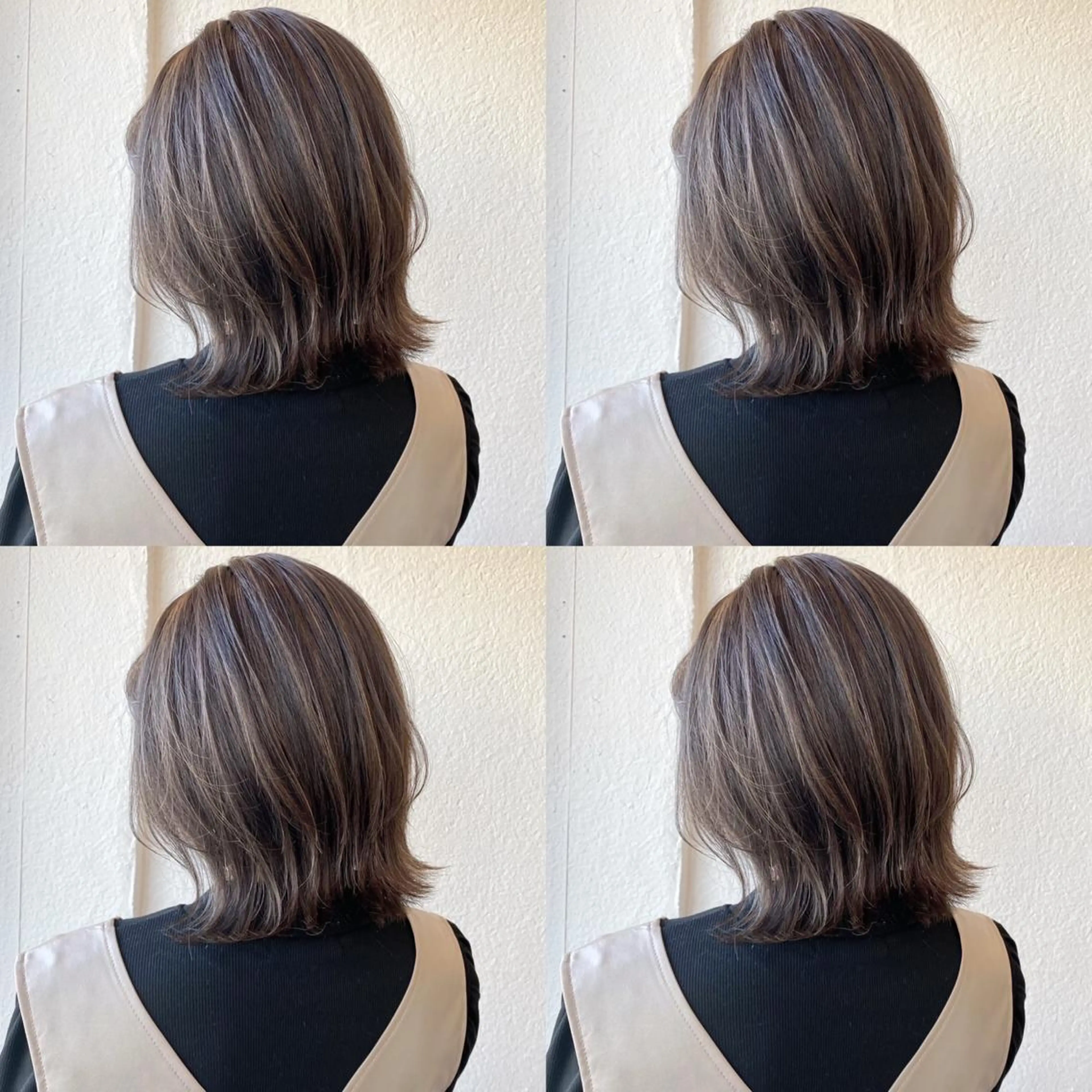 ミディアム カラー ヘアアレンジ ヘアカラー ETERNAL所属・透明感カラー🌛 reikaのヘアスタイル