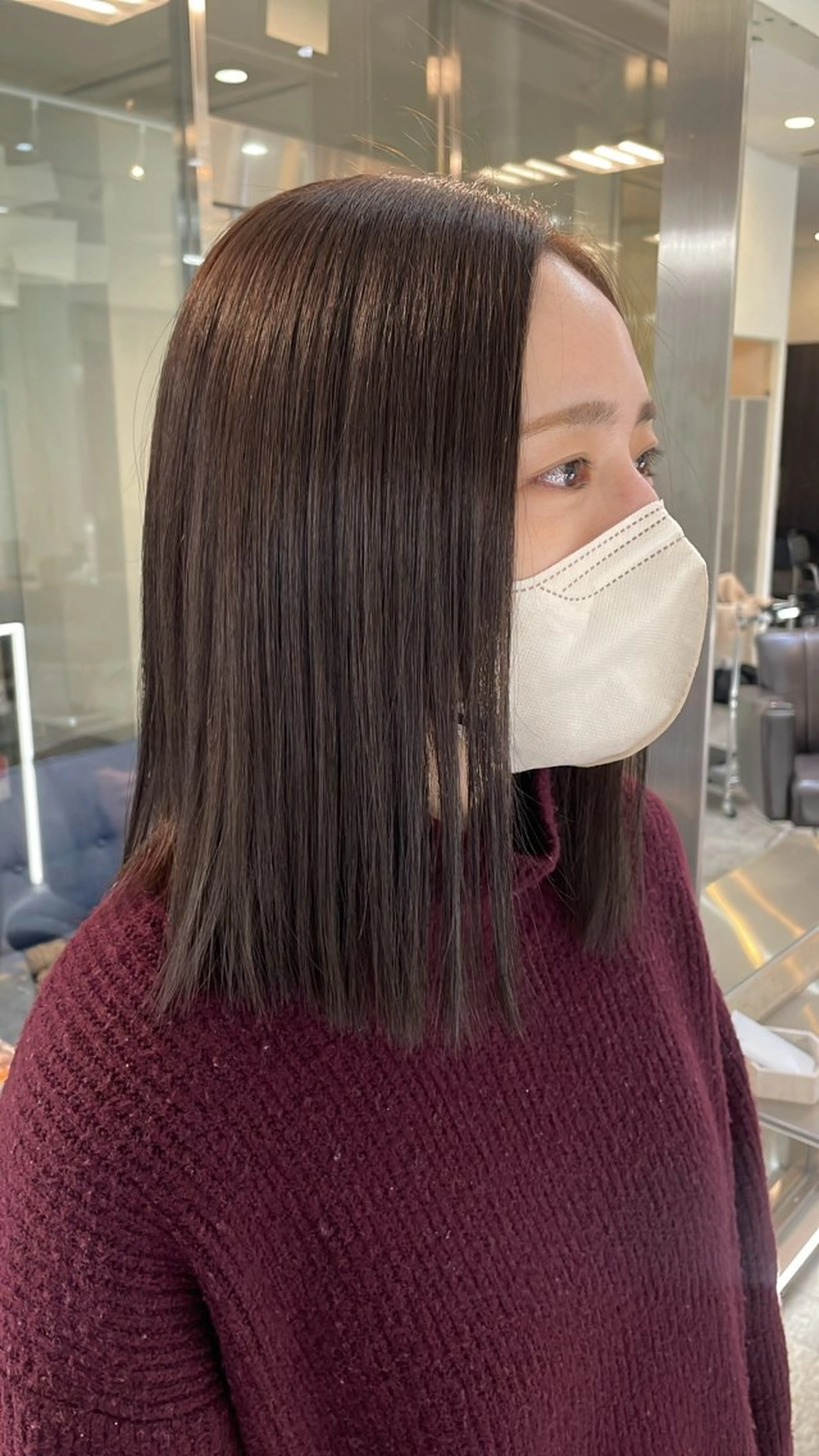 セミロング ヘアカラー ユナ /モデル様募集中のヘアスタイル