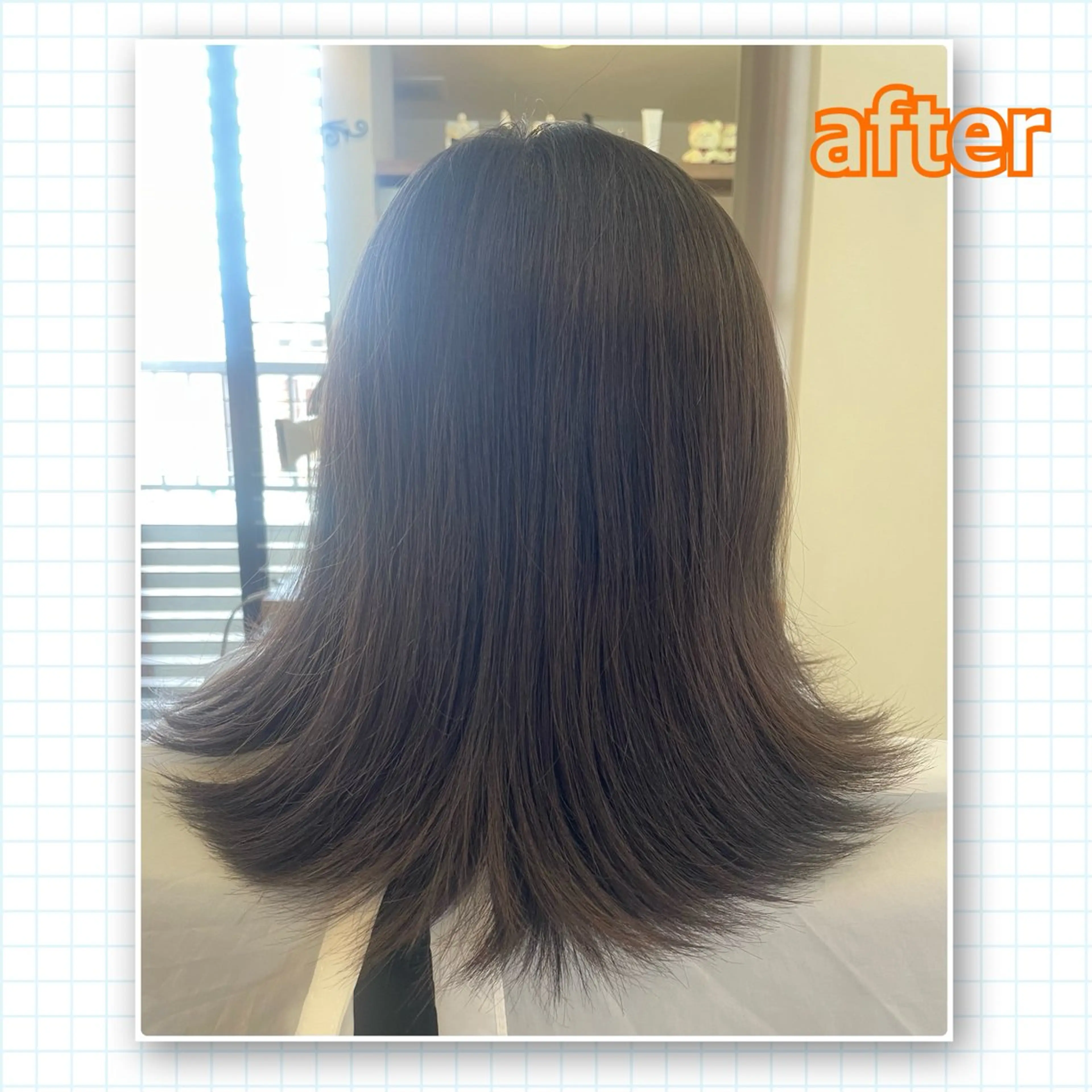 ミディアム アミーベル🧸🧡 井口店✂️しおりのヘアスタイル