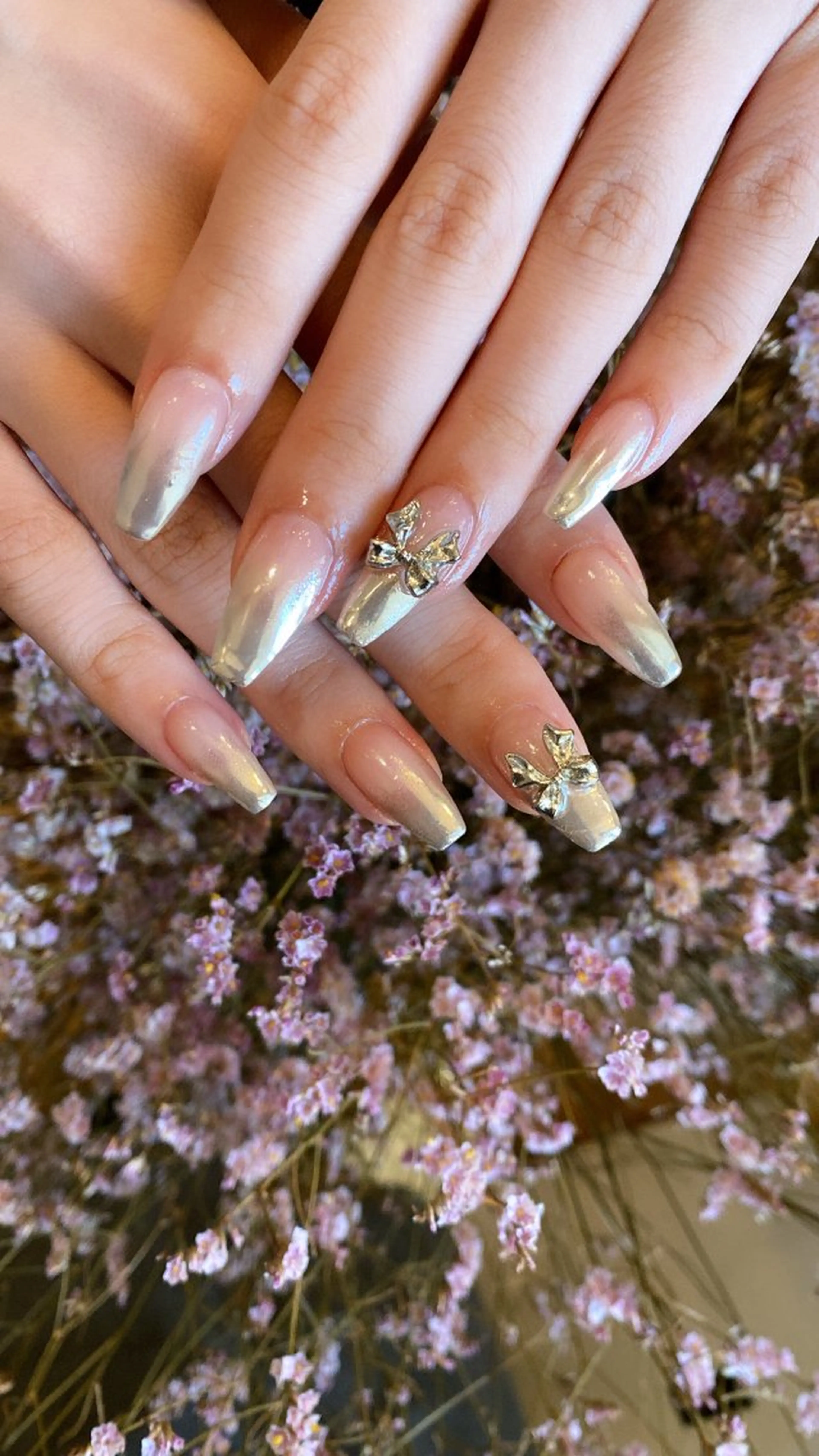 ネイル ハンドネイル crystal ⭐︎ colorのネイルデザイン