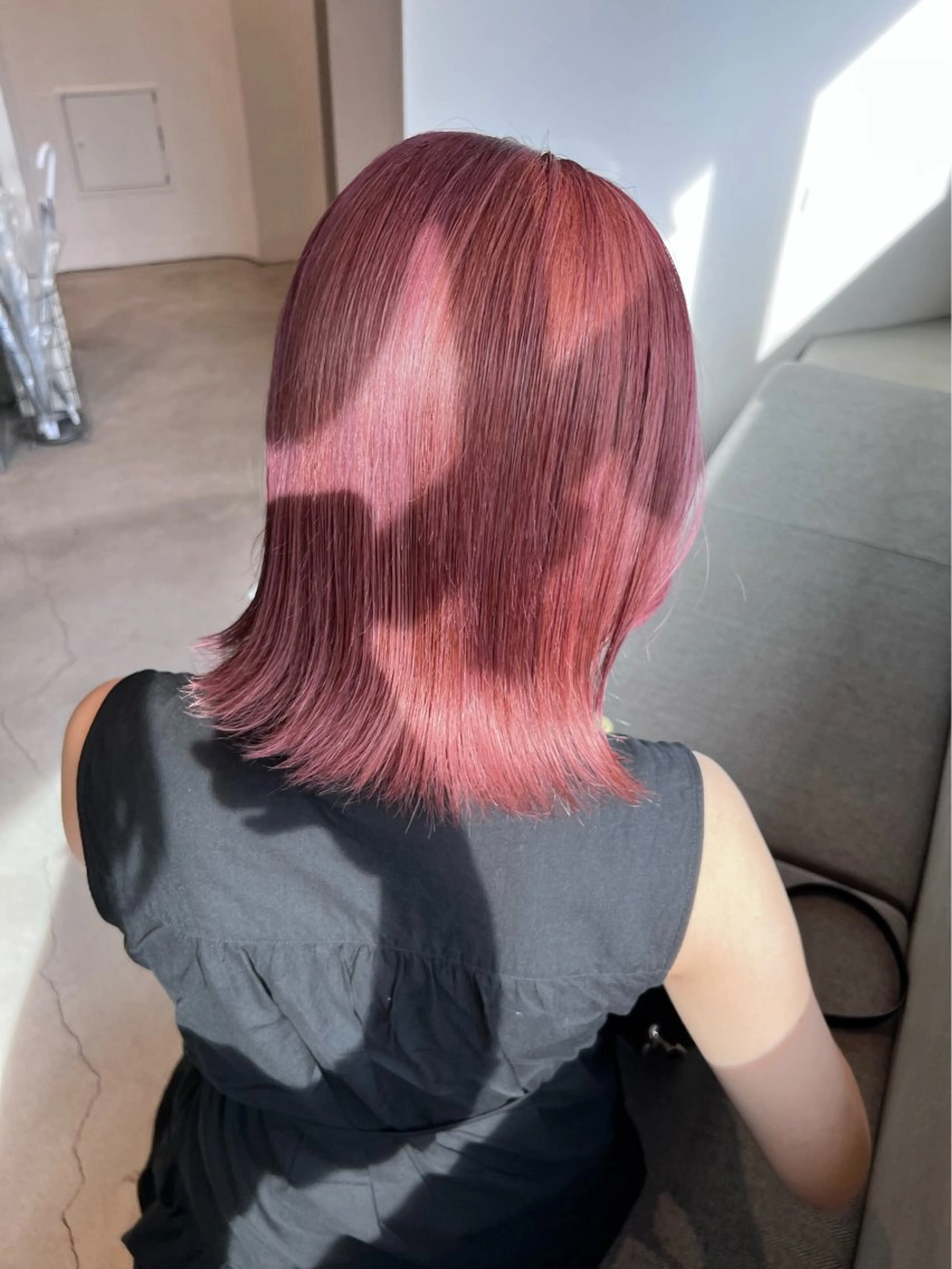 ミディアム カラー ヘアカラー トリートメント 🌐👽フクイ キララ🌎💎のヘアスタイル