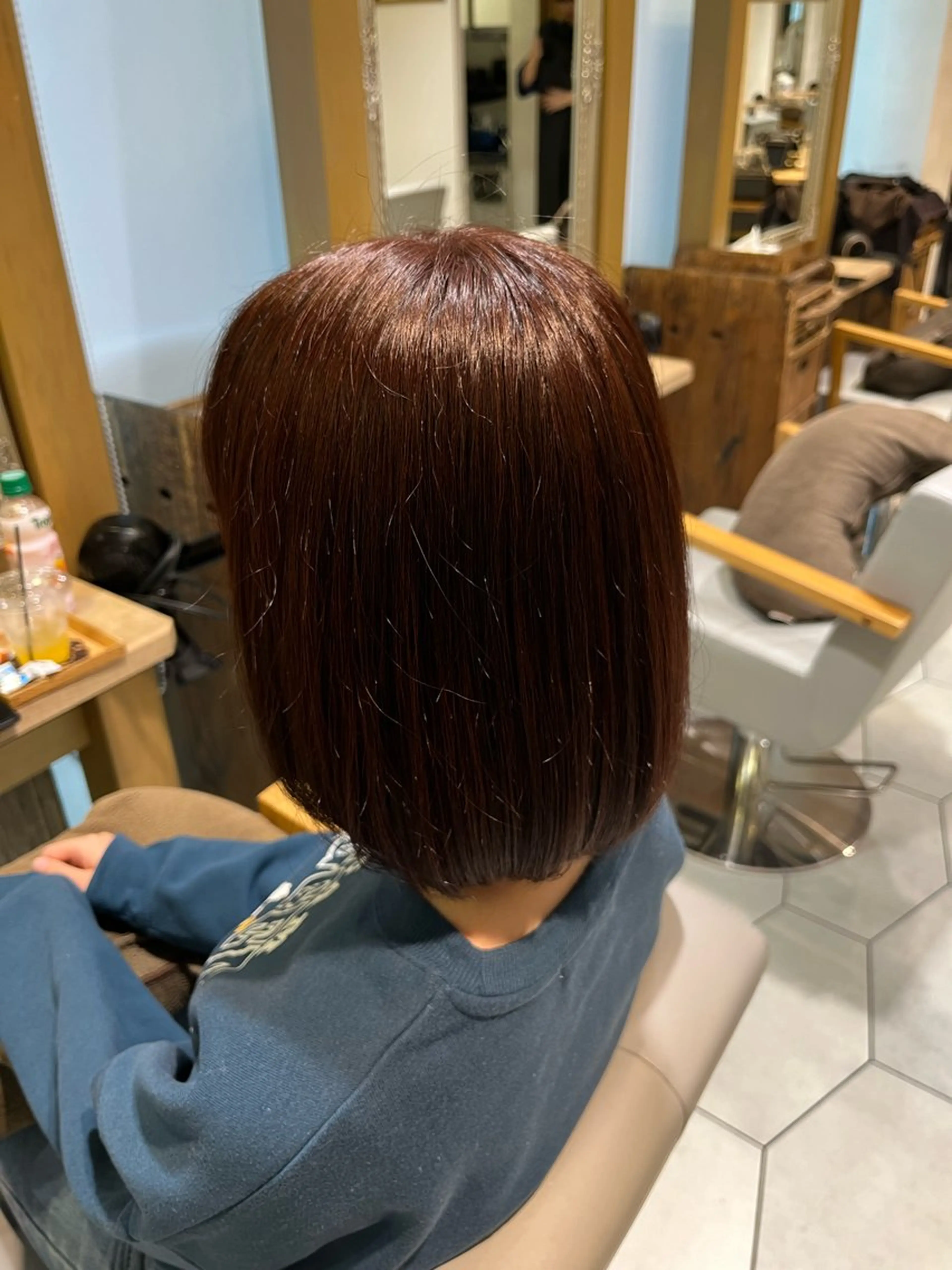 ミディアム ヘアカラー 関口 光莉のヘアスタイル