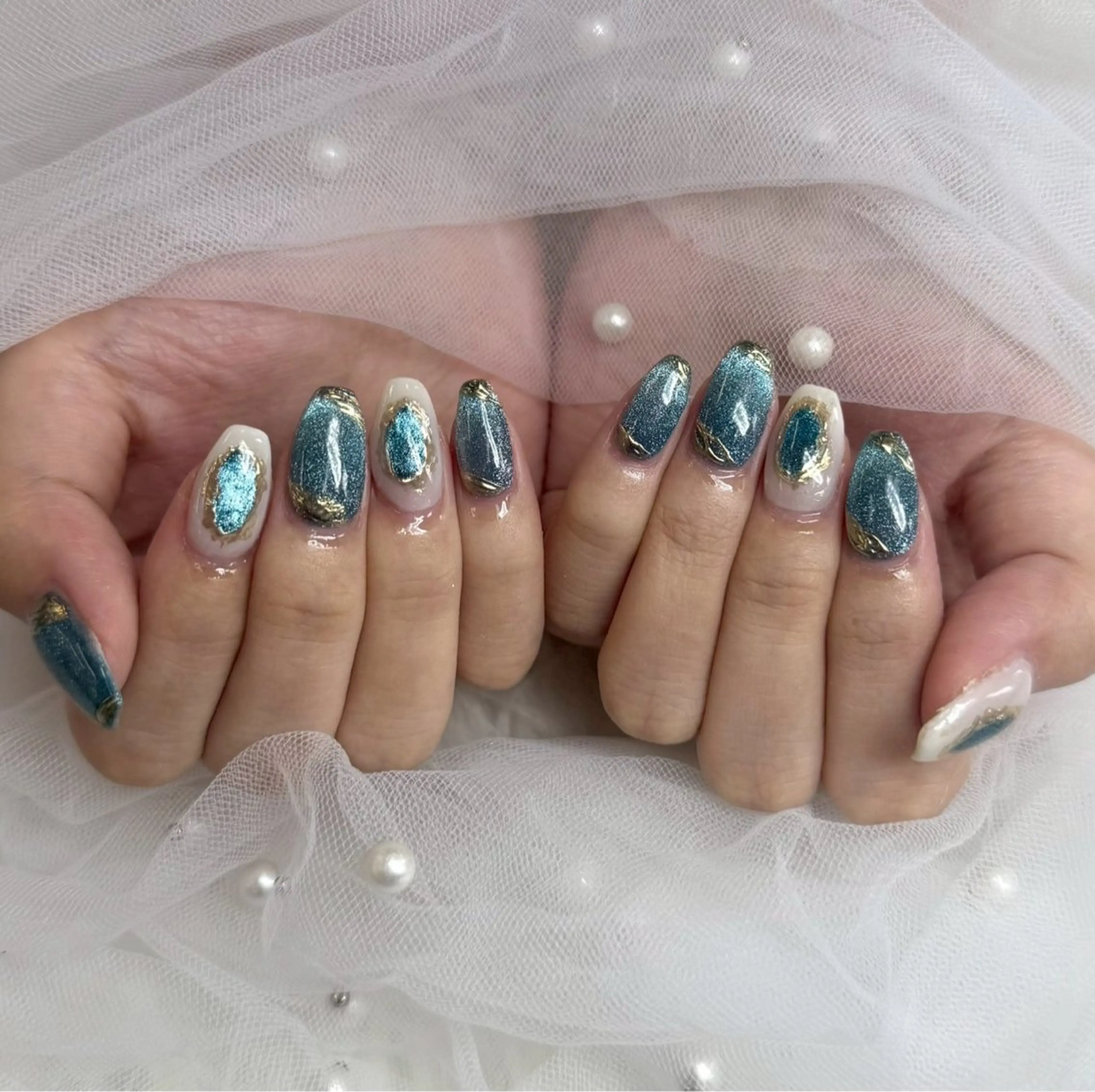 ネイル ハンドネイル 【パラジェル・フィルイン取扱店】EmaNail +kihakuya（エマネイル）天満橋店所属・EmaNail🎀 エマネイル天満橋店のネイルデザイン
