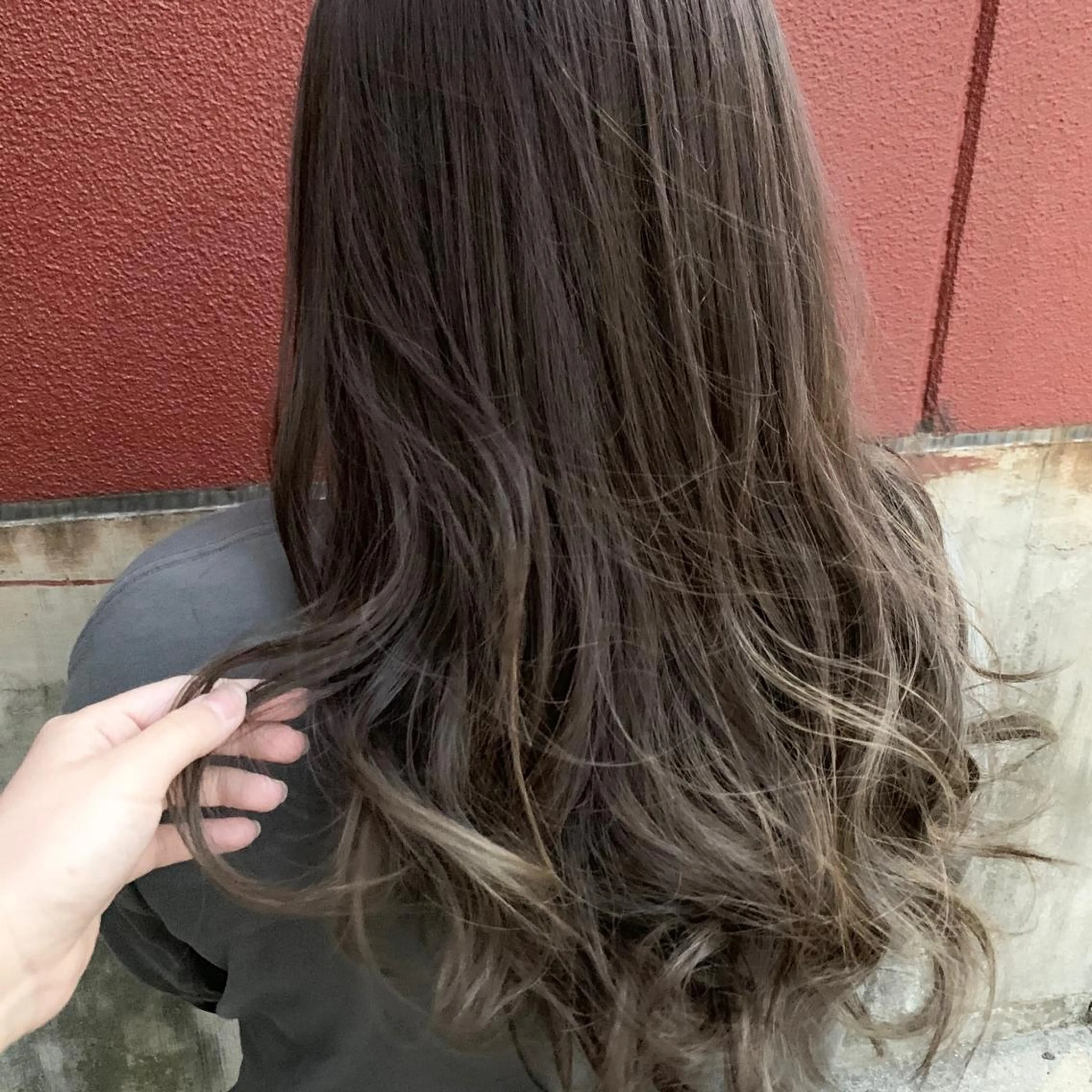 ロング カラー HairDesign Azurのヘアスタイル