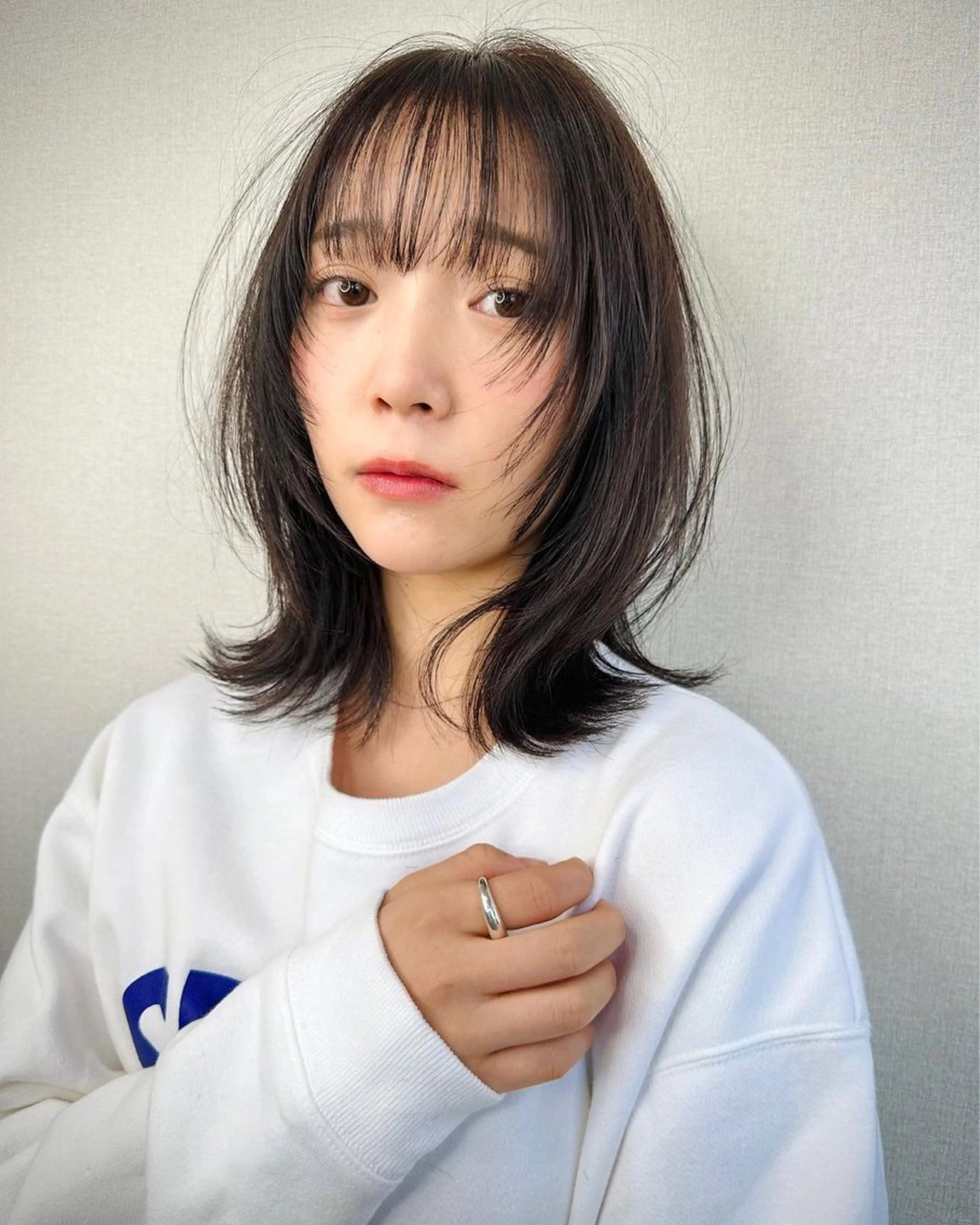 ミディアム カラー 🌈ブリーチレイヤー 艶カラー/表参道🌈のヘアスタイル