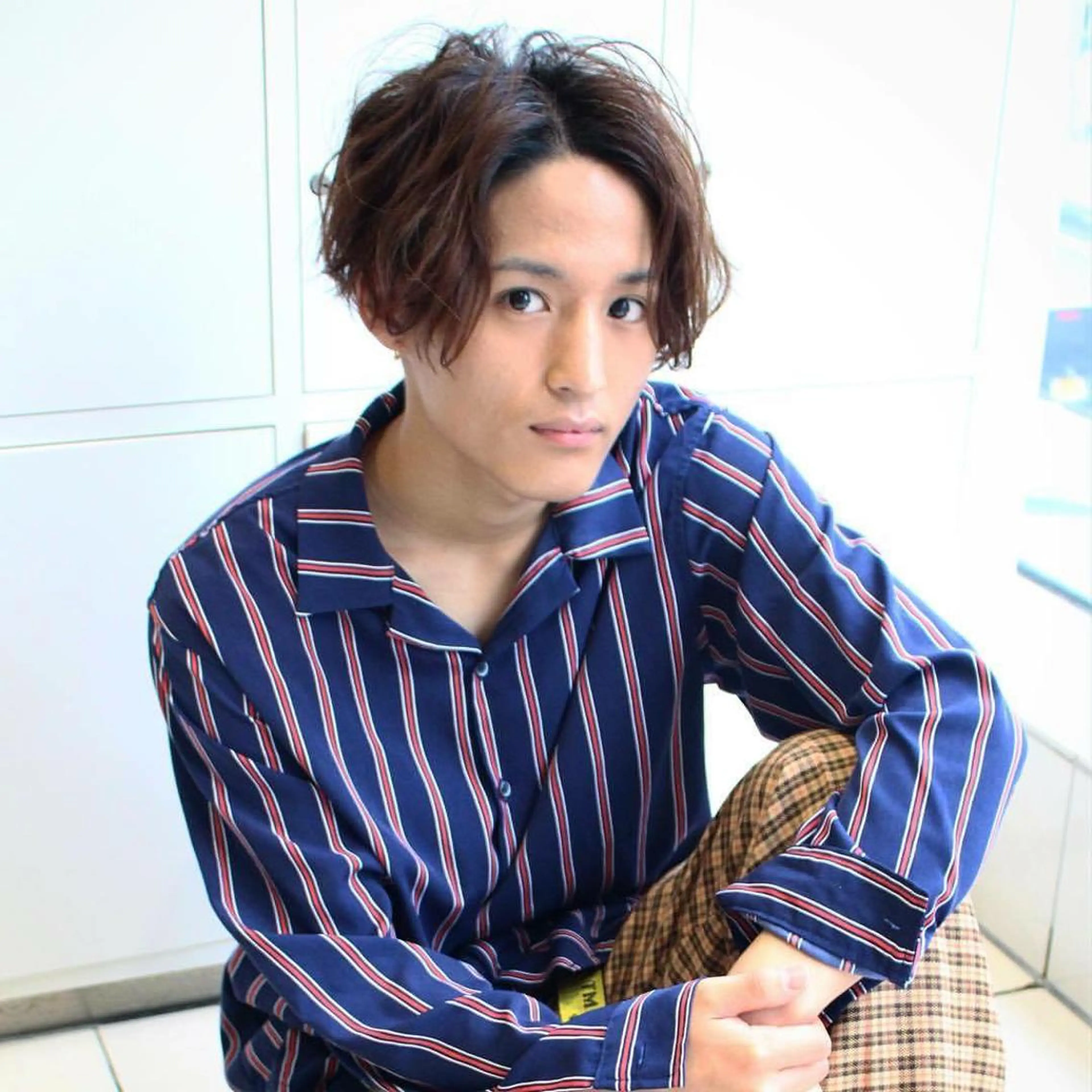 ショート パーマ メンズ メンズパーマ メンズツイストパーマ スパイラルパーマ ツイストパーマ FORTE MiLA 新居尚志のヘアスタイル
