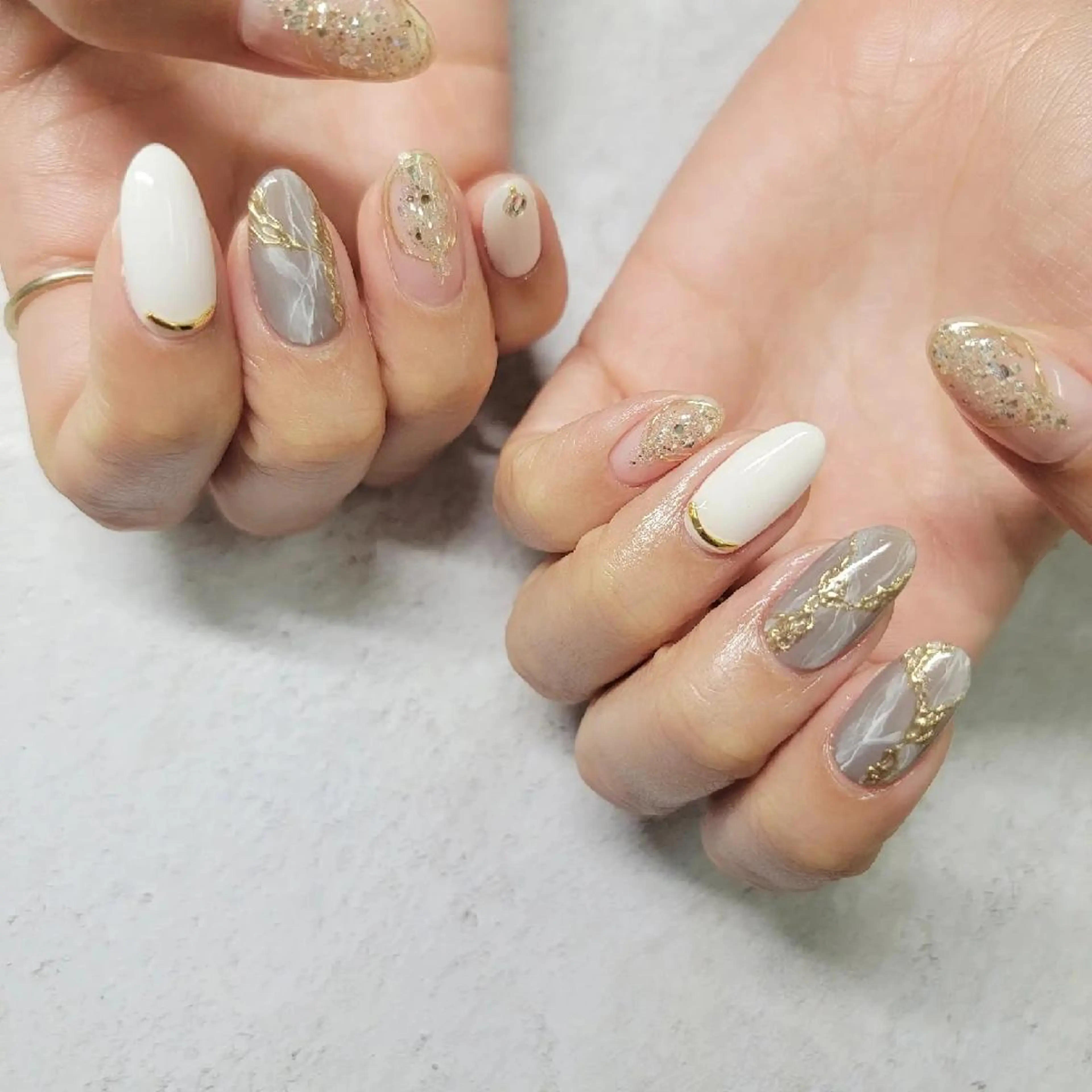 ネイル アートネイル ハンドネイル みよし市 nail salon*pomnal.co所属・Shimada Harukaのネイルデザイン