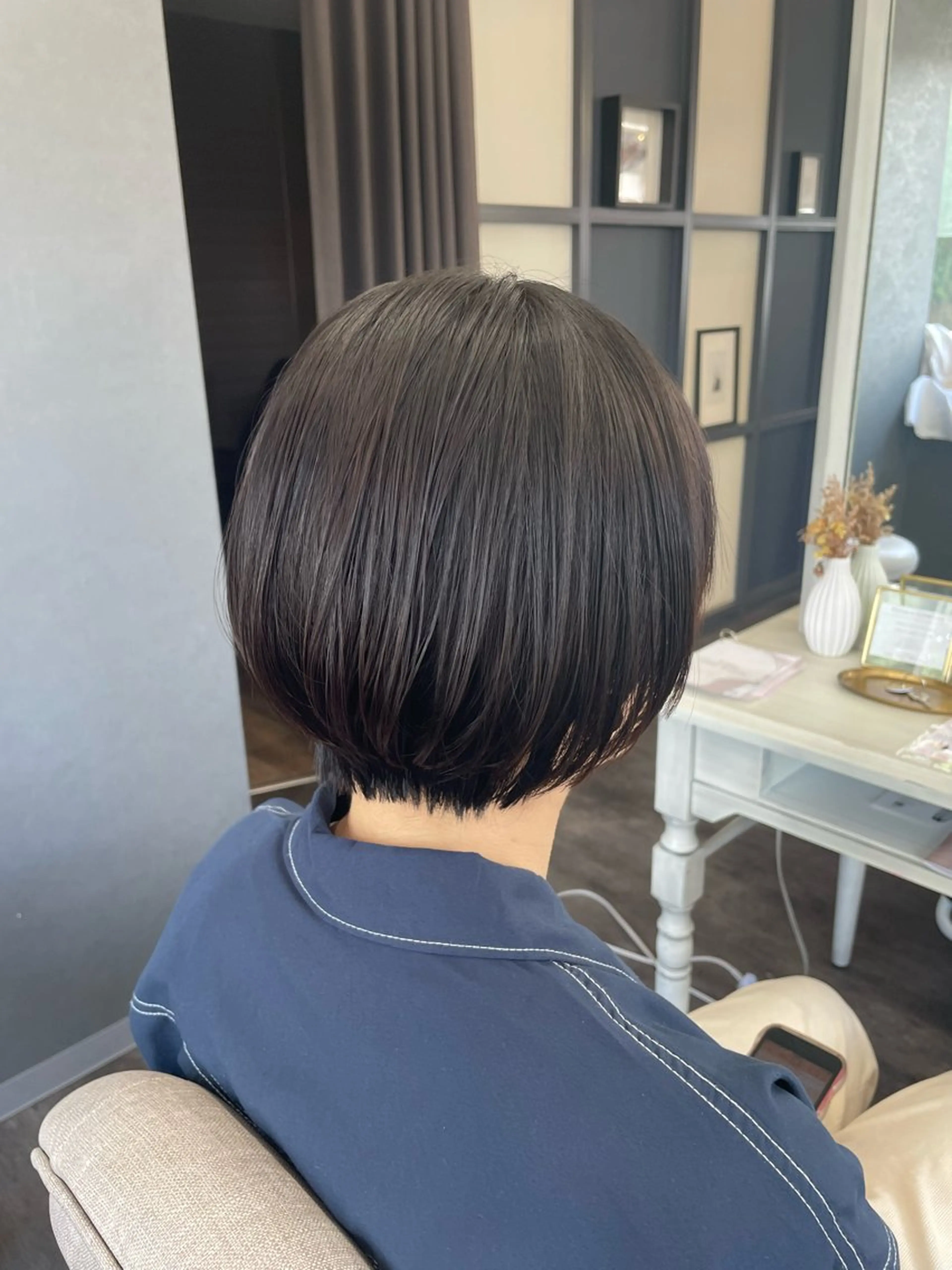 ショート 丸みショート ショートヘア カット 手塚 由佳のヘアスタイル