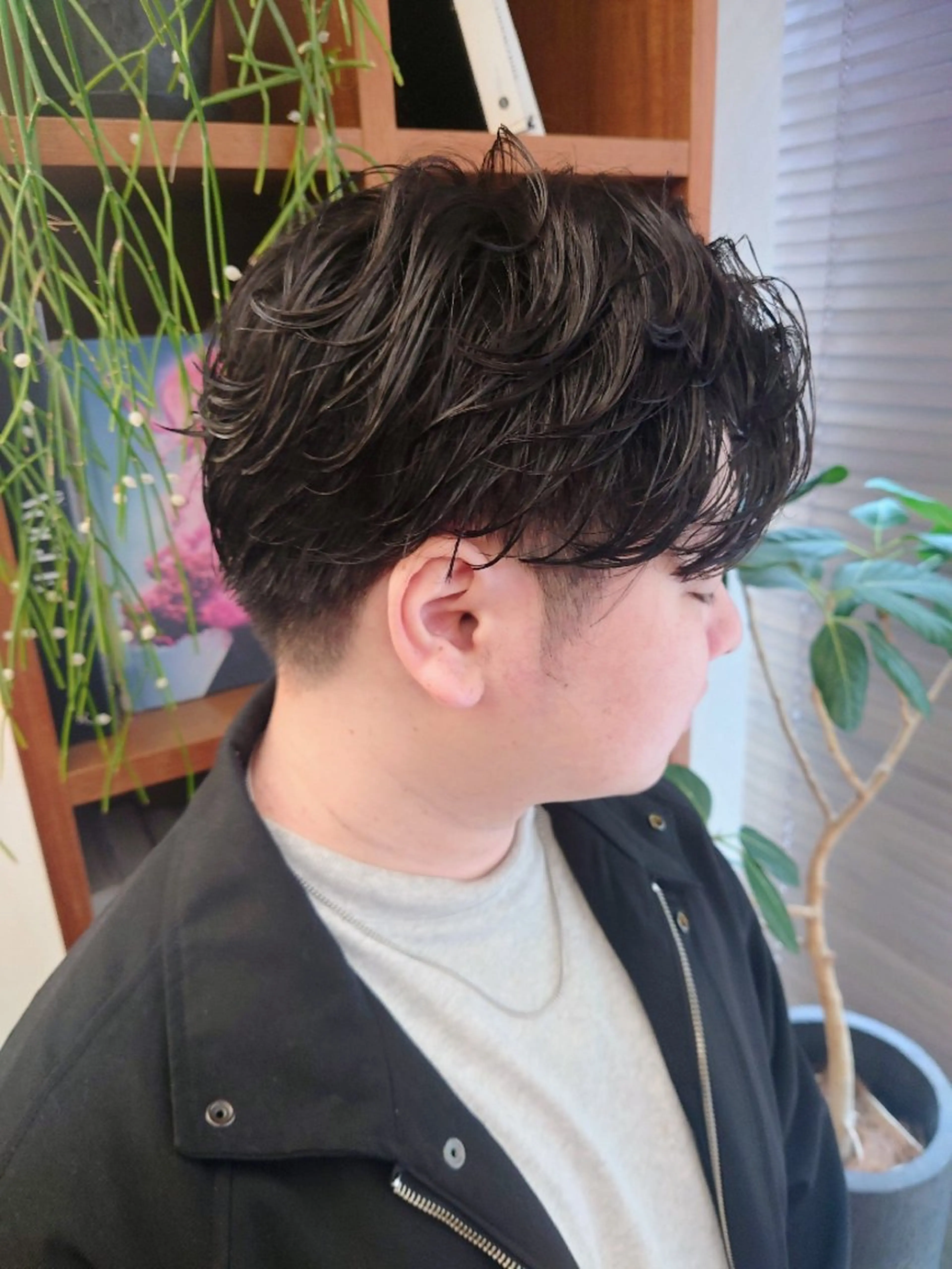 ショート メンズ パーマ メンズパーマ Paddle所属・【メンズスタイル】 ﾏｴﾇﾏｷﾎのヘアスタイル