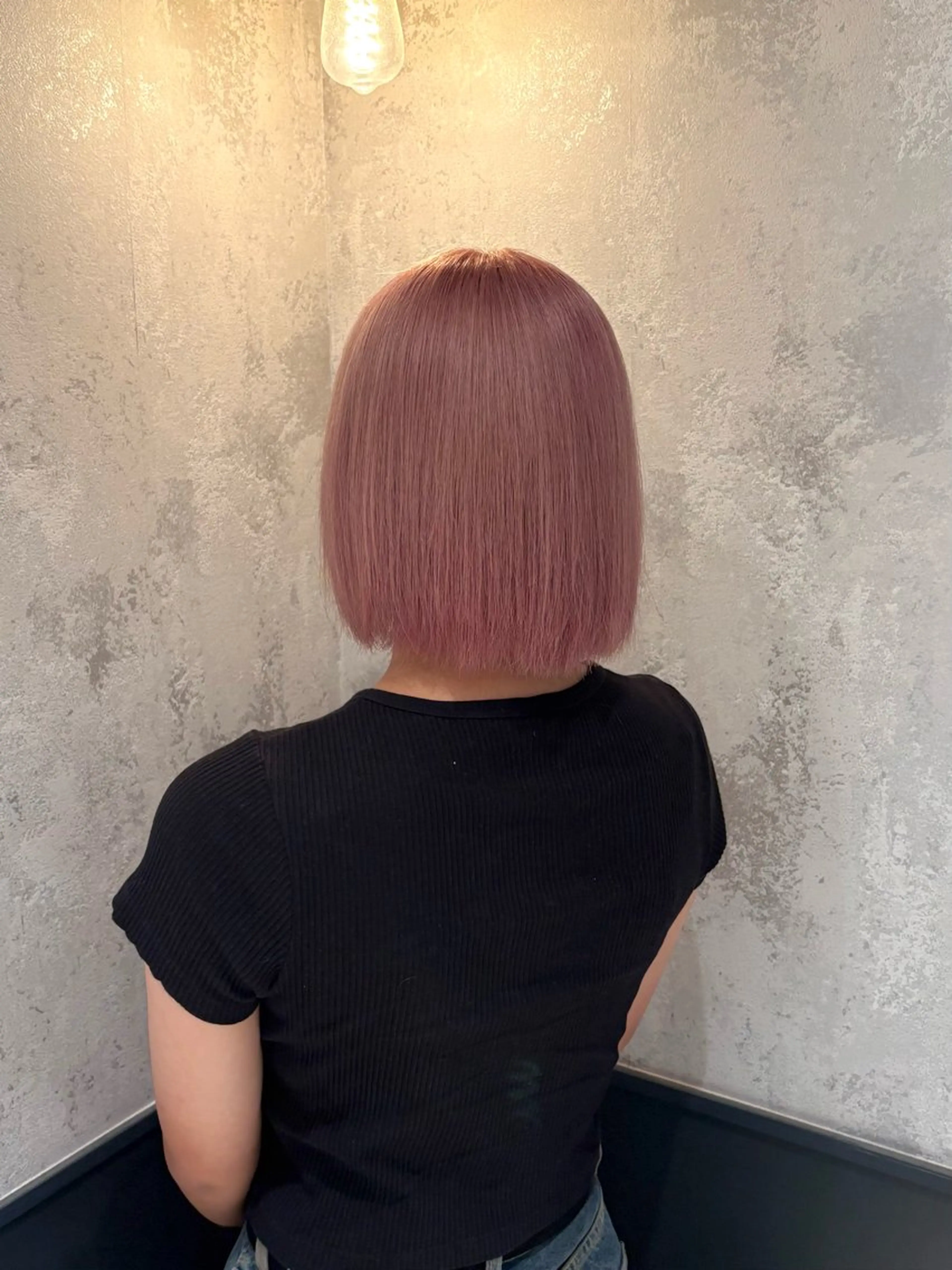 ショート ヘアカラー ブリーチなしWカラー /艶髪/横浜/暖色のヘアスタイル