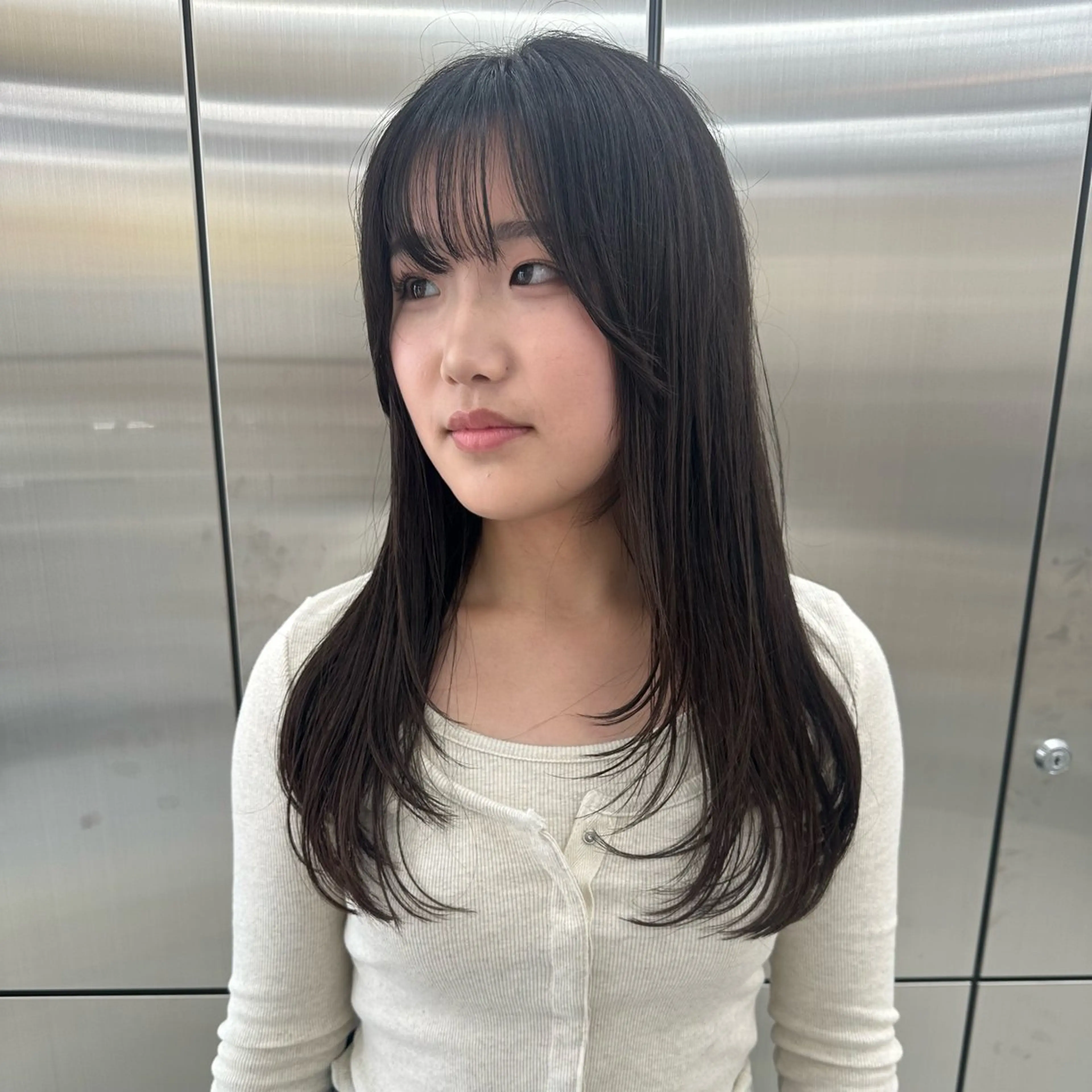 セミロング カット YUIMARL➰💖 NATSUKIのヘアスタイル