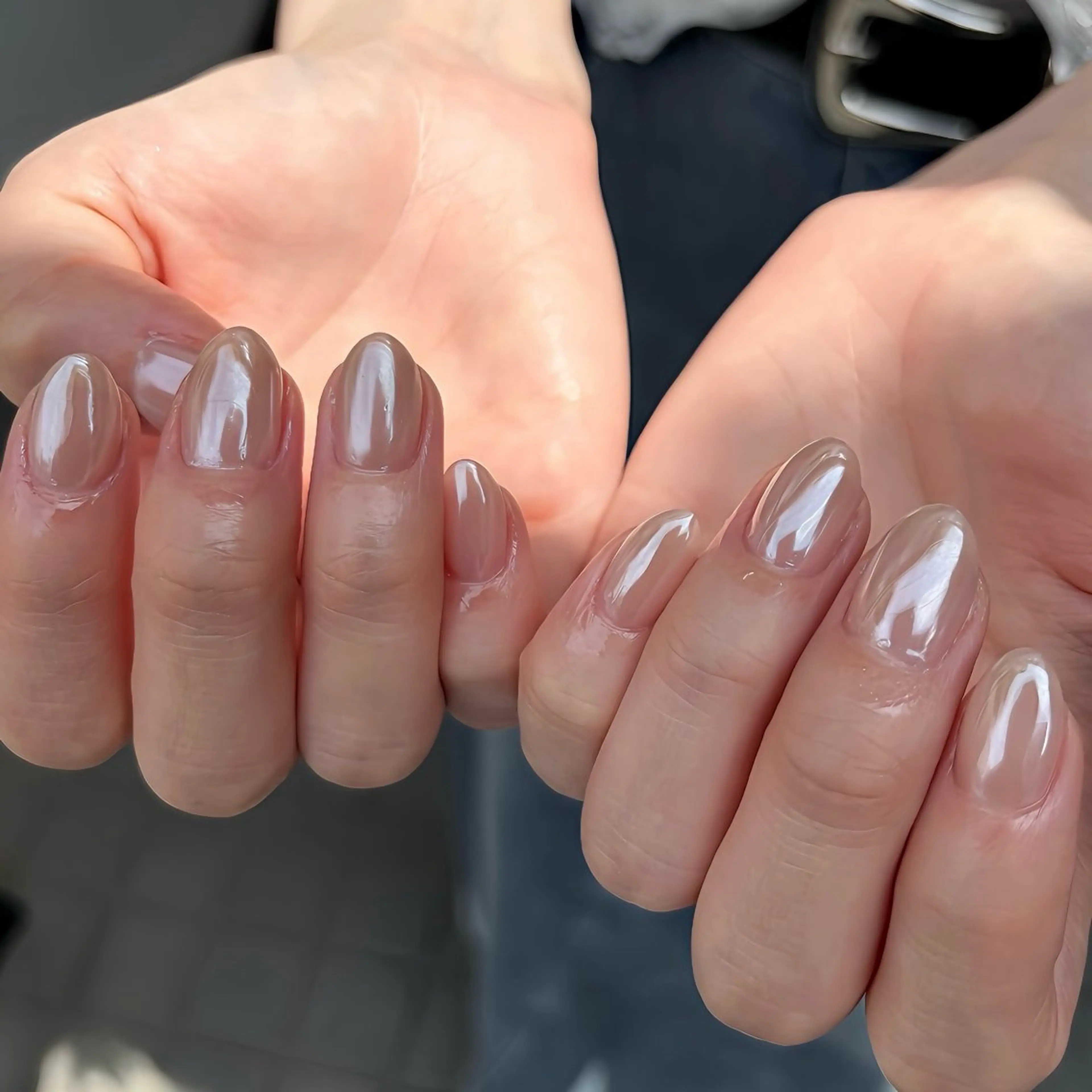 ネイル 水色 マグネットネイル ミラーネイル ワンカラーネイル 夏ネイル ハンドネイル 🫧OPELIA NAIL渋谷🫧のネイルデザイン