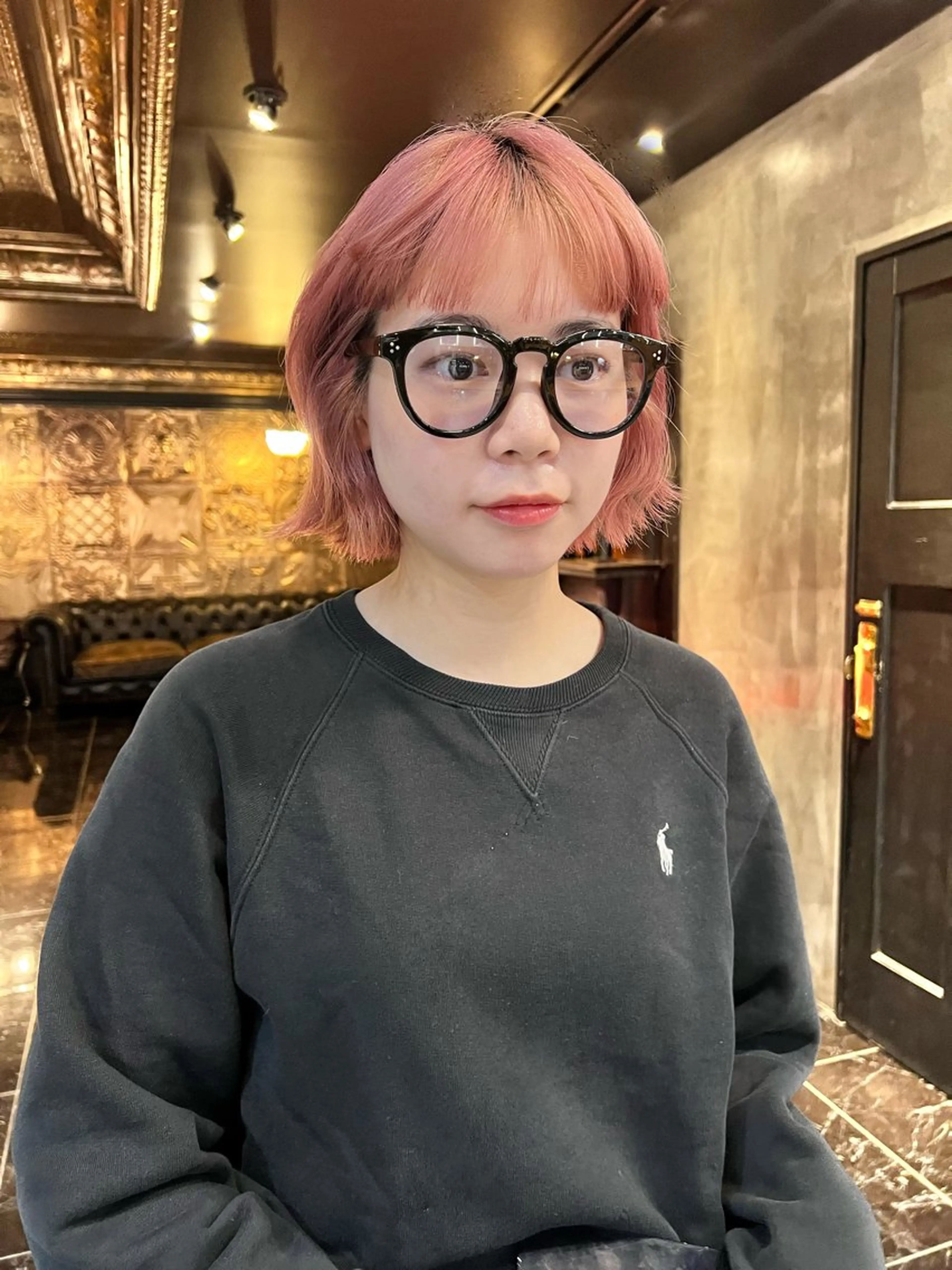 ショート カラー カット ヘアカラー haco＋所属・圧倒的デザイン力 店長🎨RENAのヘアスタイル