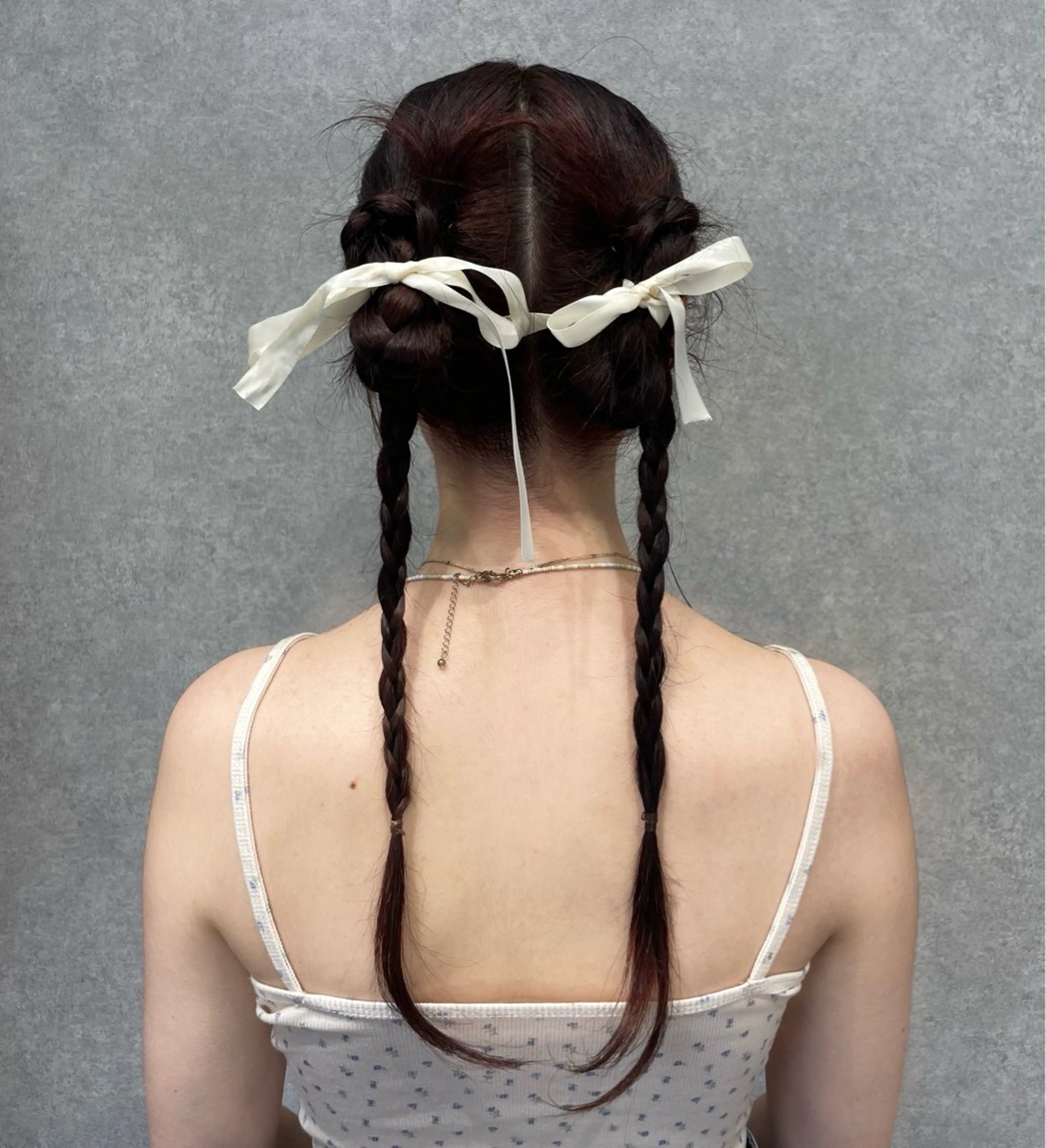 ロング 着付け Daisy🎀透け感 カラー🎀JUNAのヘアスタイル