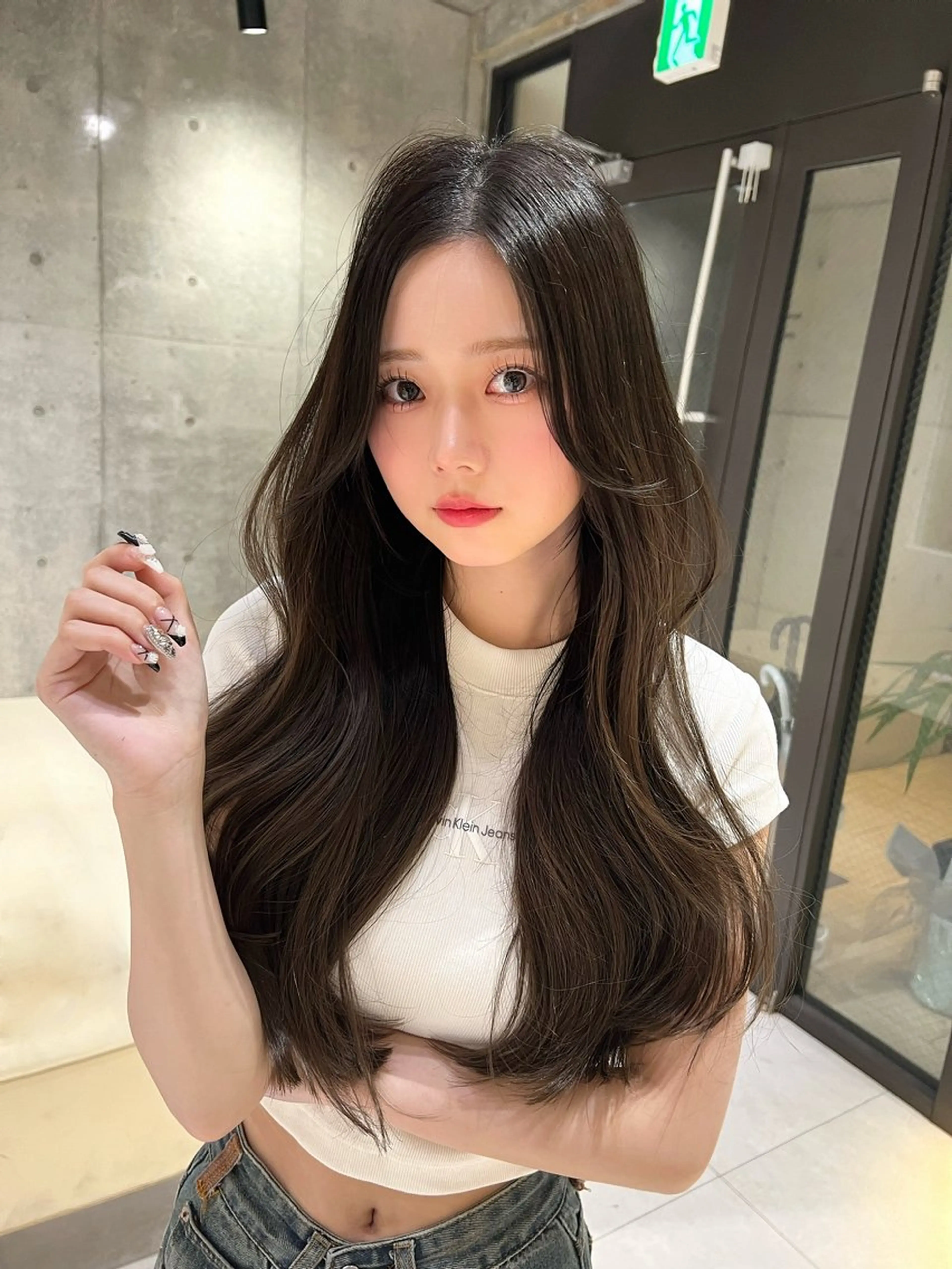カラー ヘアカラー トリートメント 地毛風縮毛矯正 ☘️松井　傑のヘアスタイル