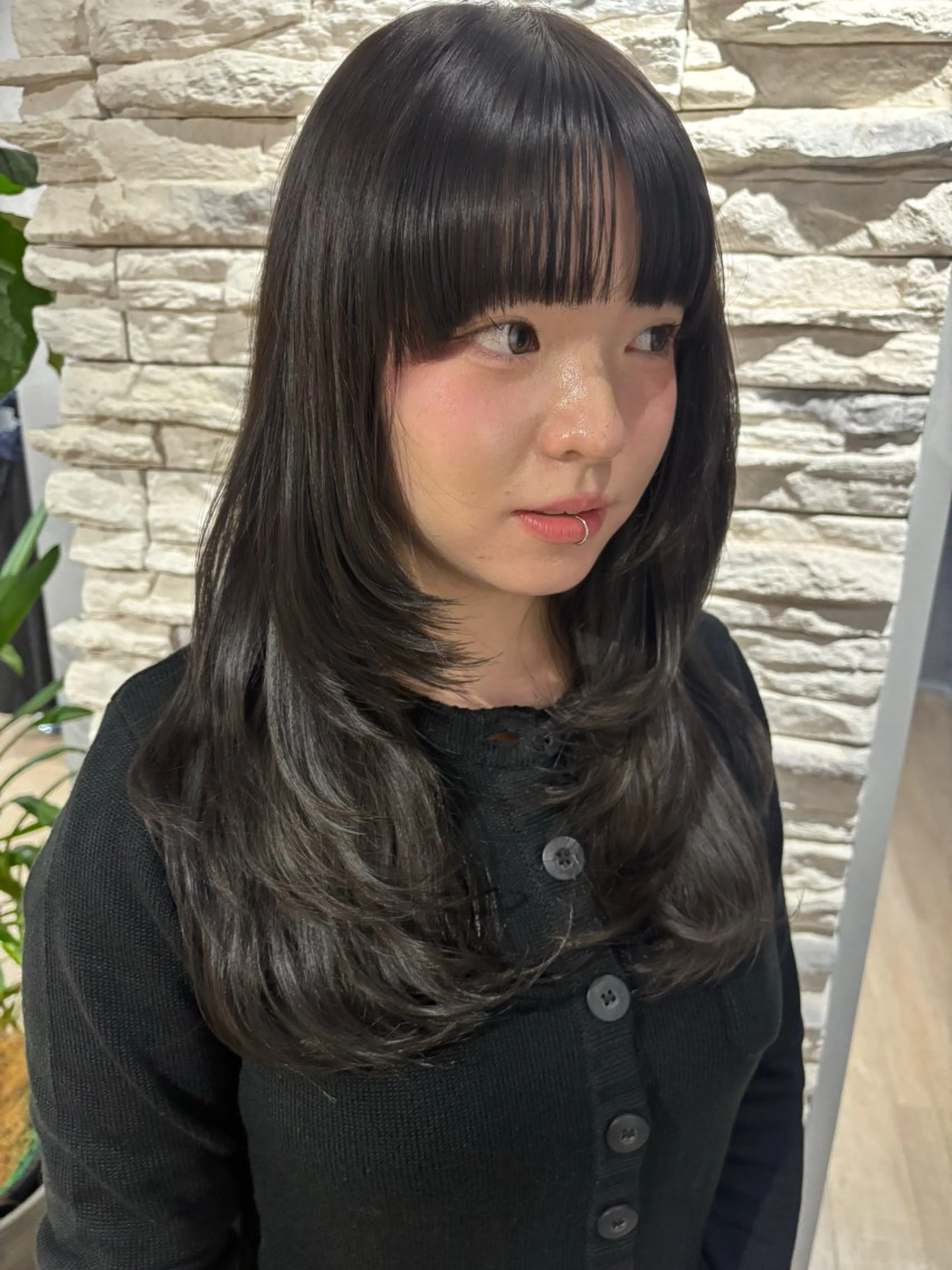 ロング レイヤーカット ヘアカラー Maki /カラー/ブリーチのヘアスタイル