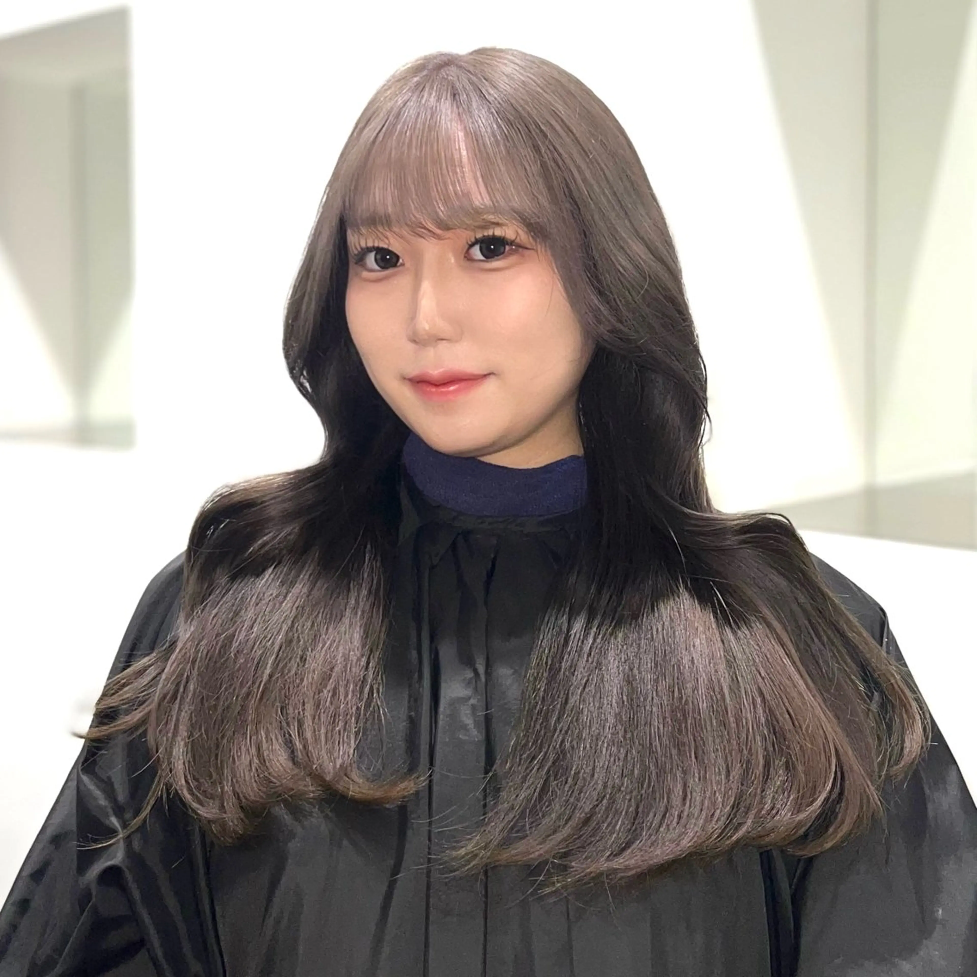 ロング カラー グレージュ ヘアカラー カラーモデル募集 /鮫島 丈のヘアスタイル
