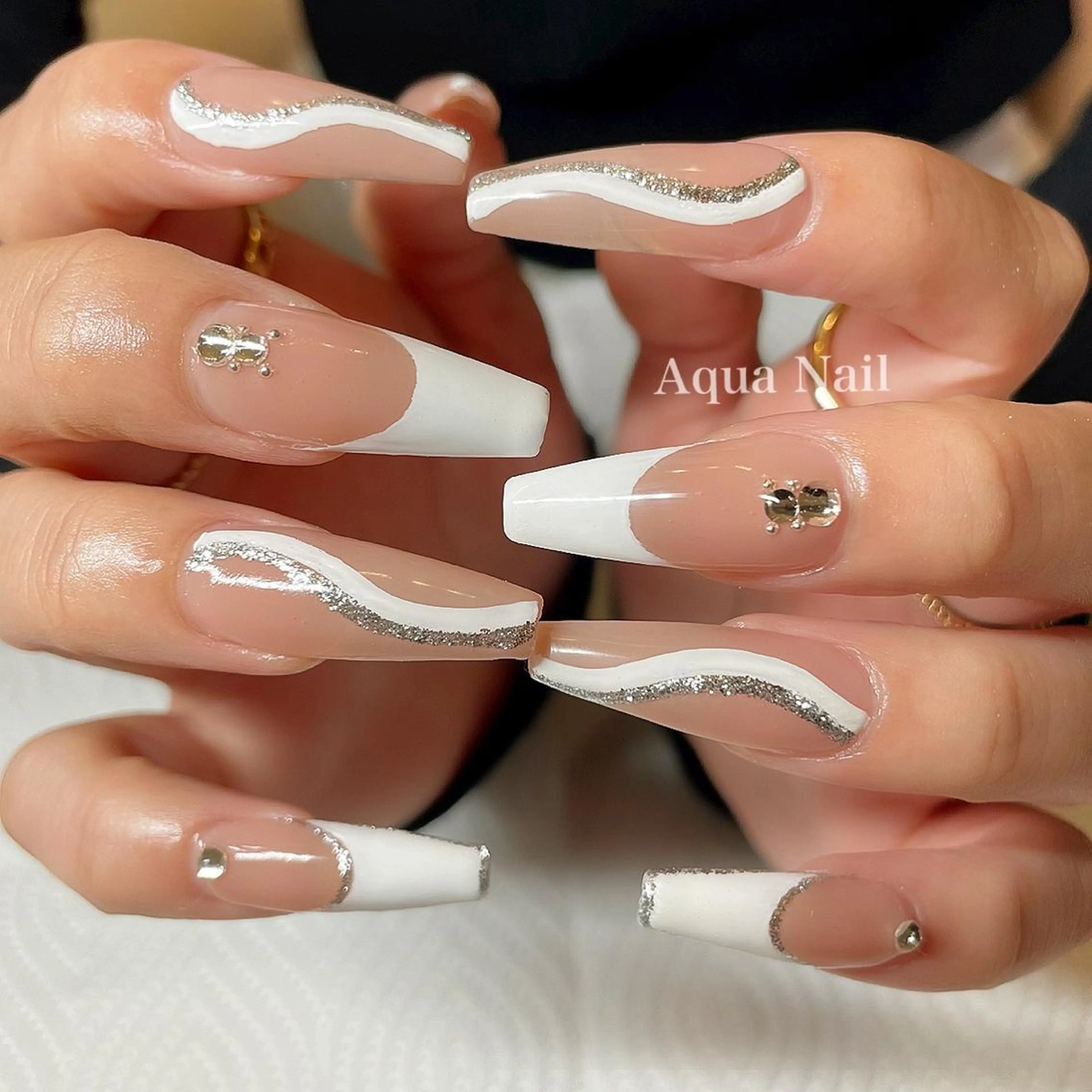ネイル スカルプネイル ハンドネイル AQUA NAIL所属・AQUA NAILのネイルデザイン