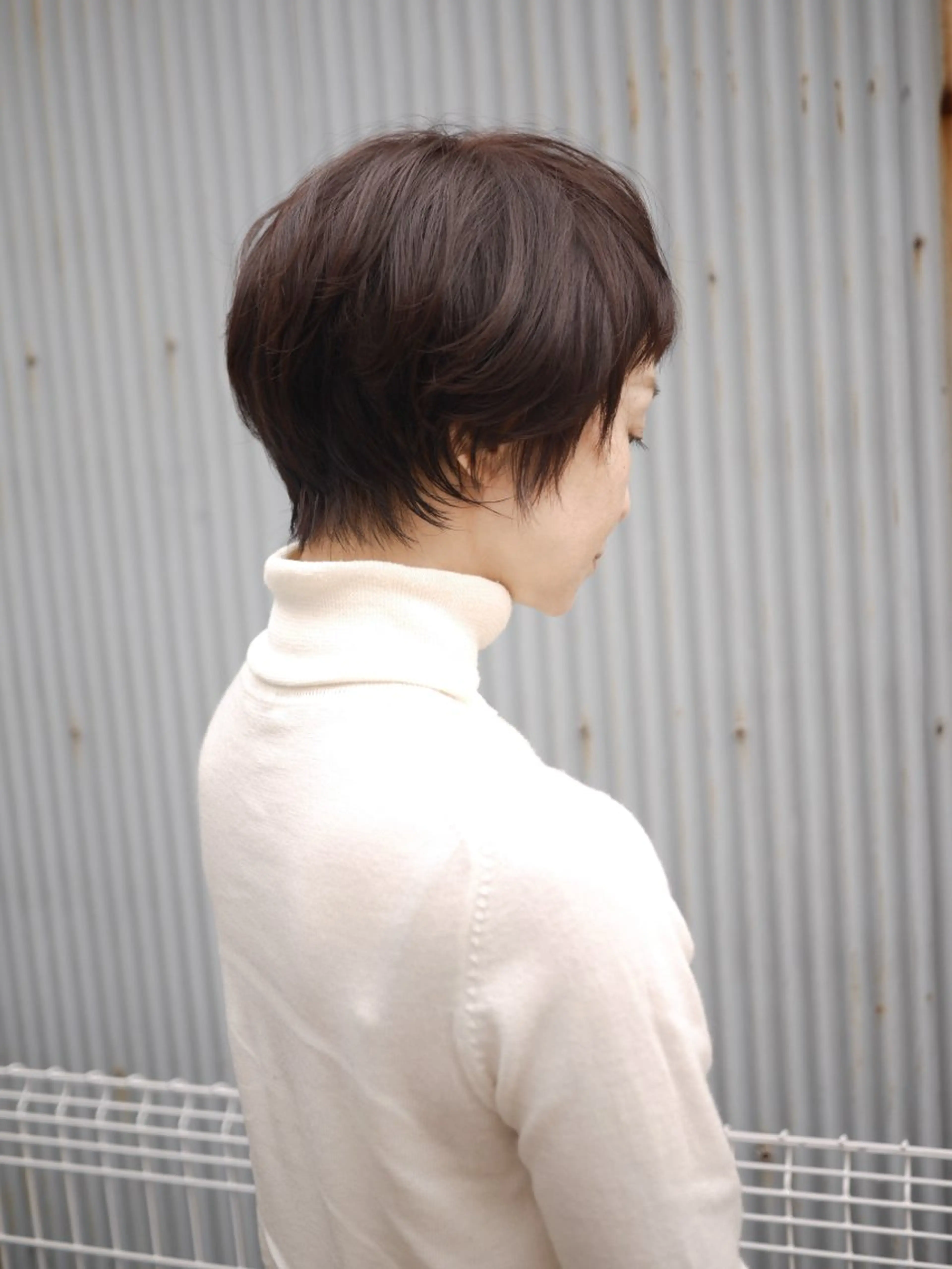 ショート カラー ベリーショート ブラウンカラー ショートヘア SALOWIN本山所属・SALOWIN本山 イレンのヘアスタイル