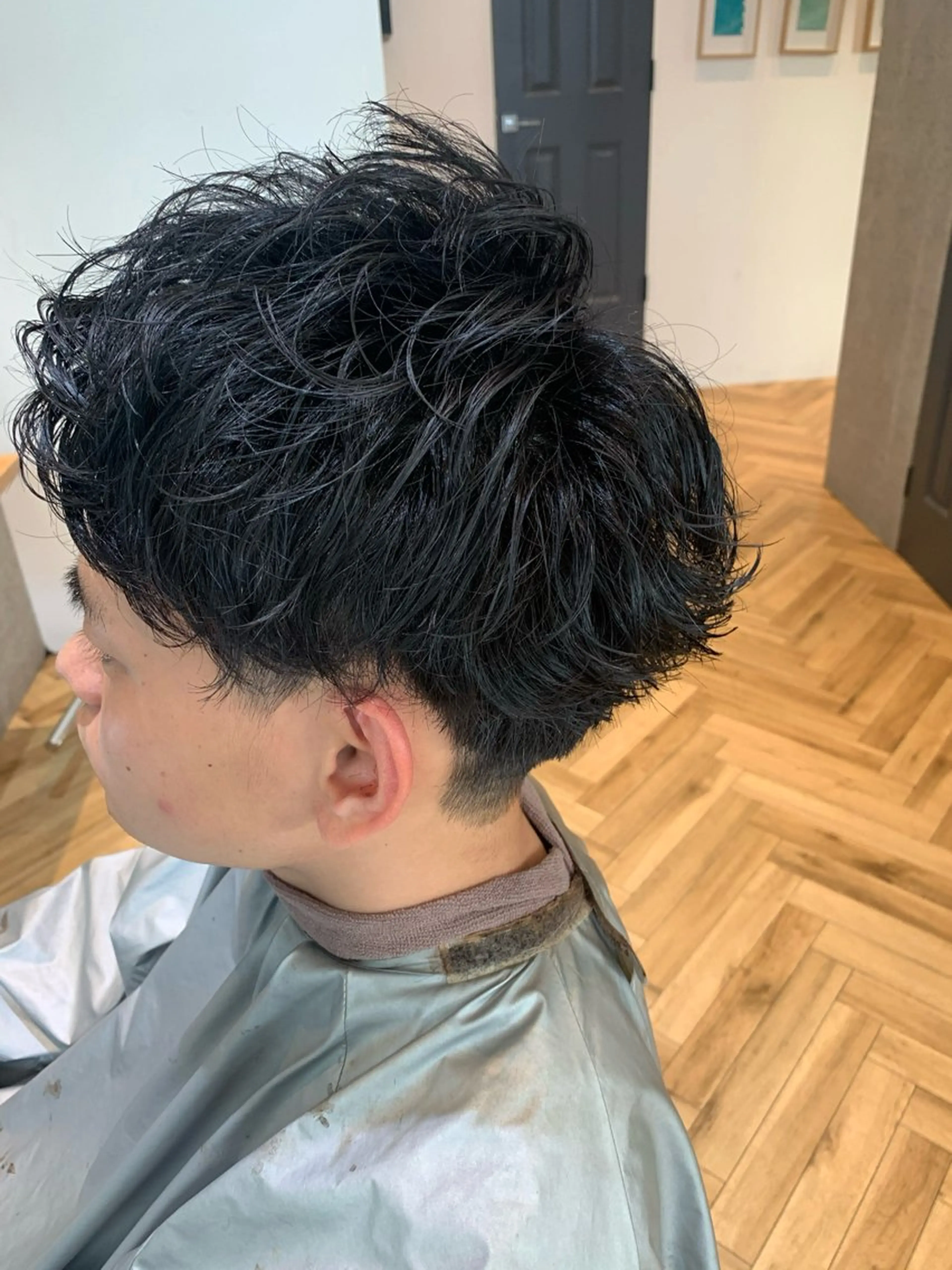 パーマ メンズ メンズハイライト メンズパーマ スペインカール スパイキーショート メンズツイストパーマ カット パーマ toledo8 by HEADLIGHT 横浜店所属・💇メンズパーマ💇 木村賢司のヘアスタイル