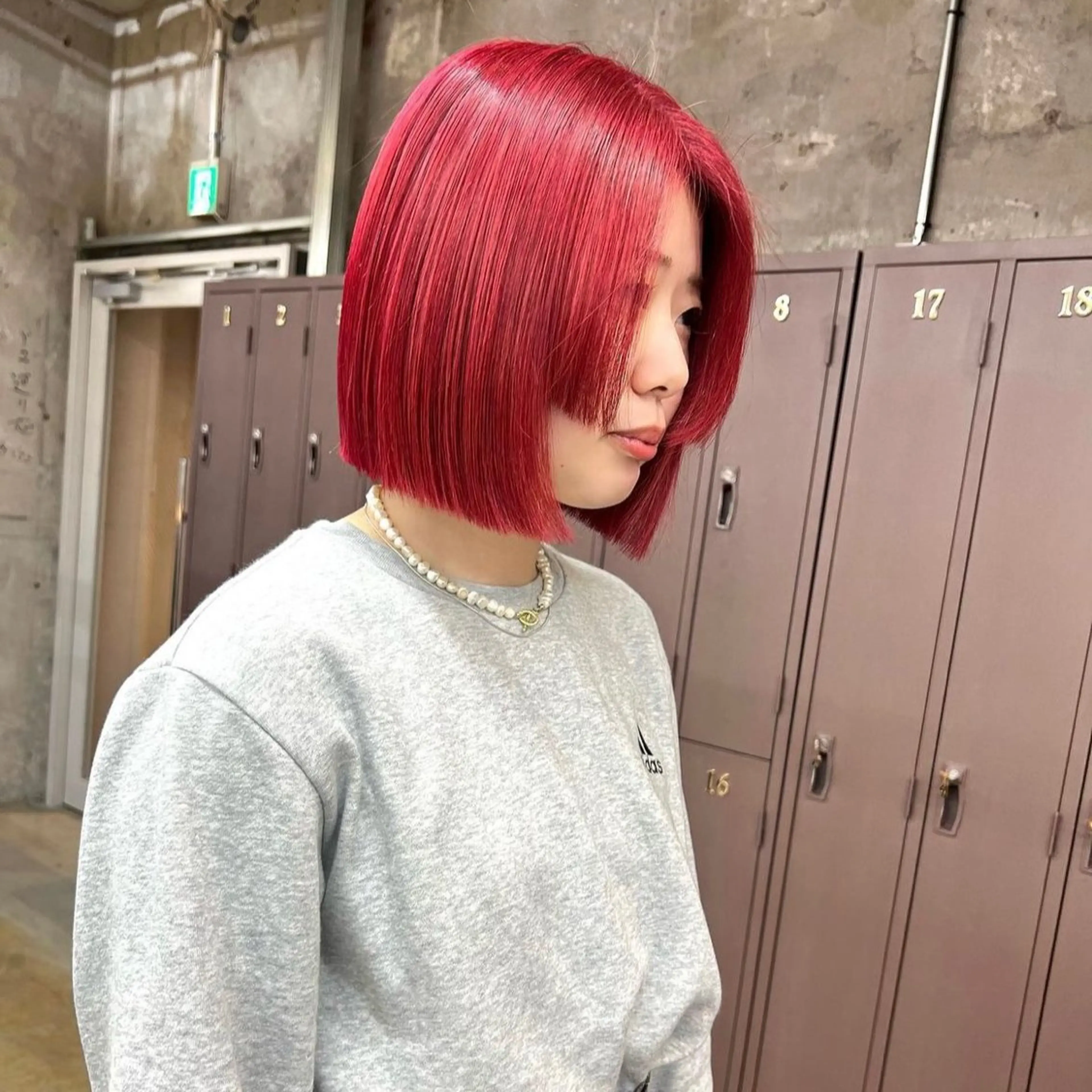 ミディアム ヘアカラー トリートメント 韓国 /男女🆗 細江　美紅のヘアスタイル