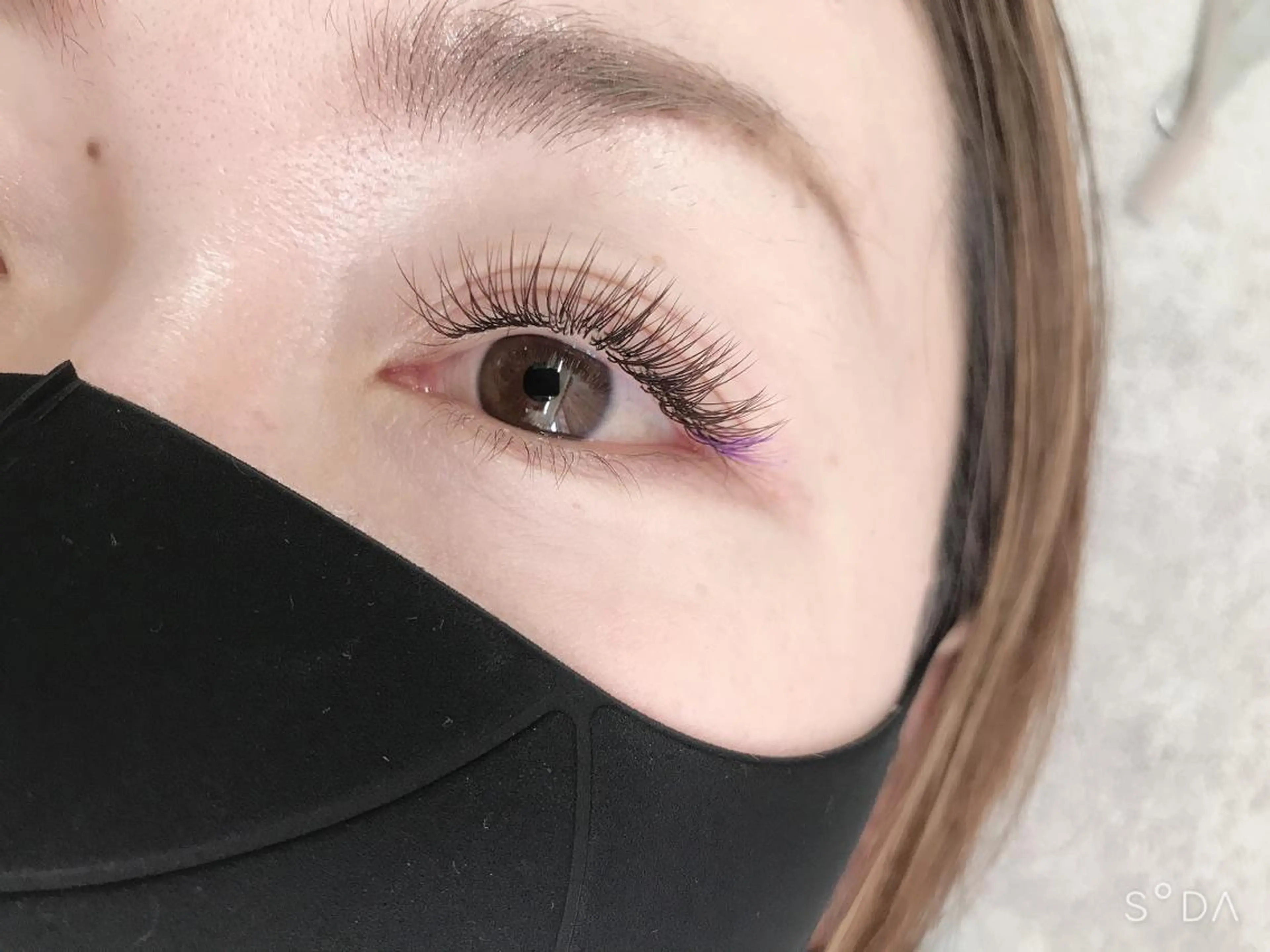 マツエク・マツパ カラーマツエク フラットラッシュ マツエク ミルミー美容室所属・🦄💒💓齎藤 七海子🦄💒💓のマツエク・マツパデザイン