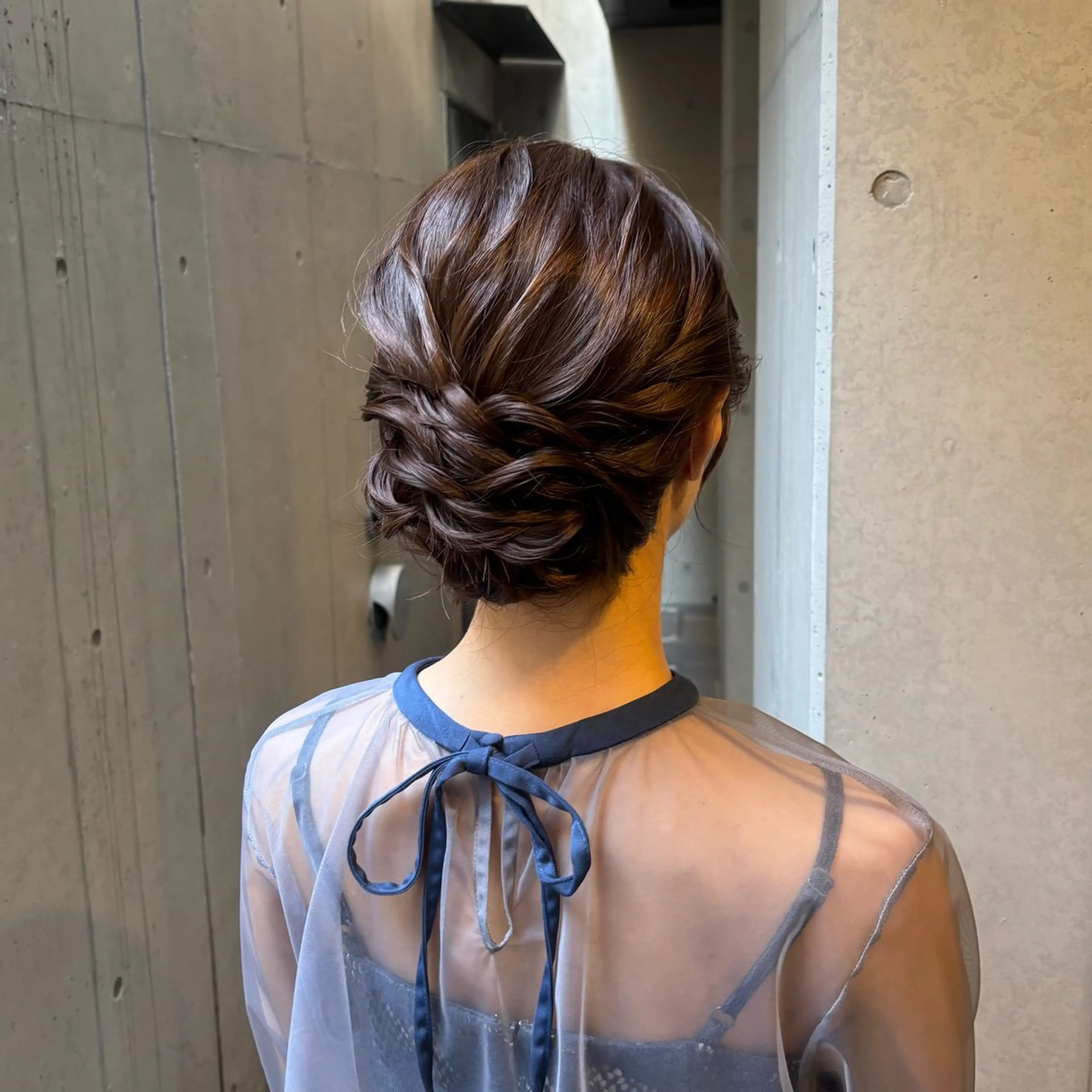 ロング ヘアアレンジ ヘアセット 〖❁田尻千尋| LEONID❁〗のヘアスタイル