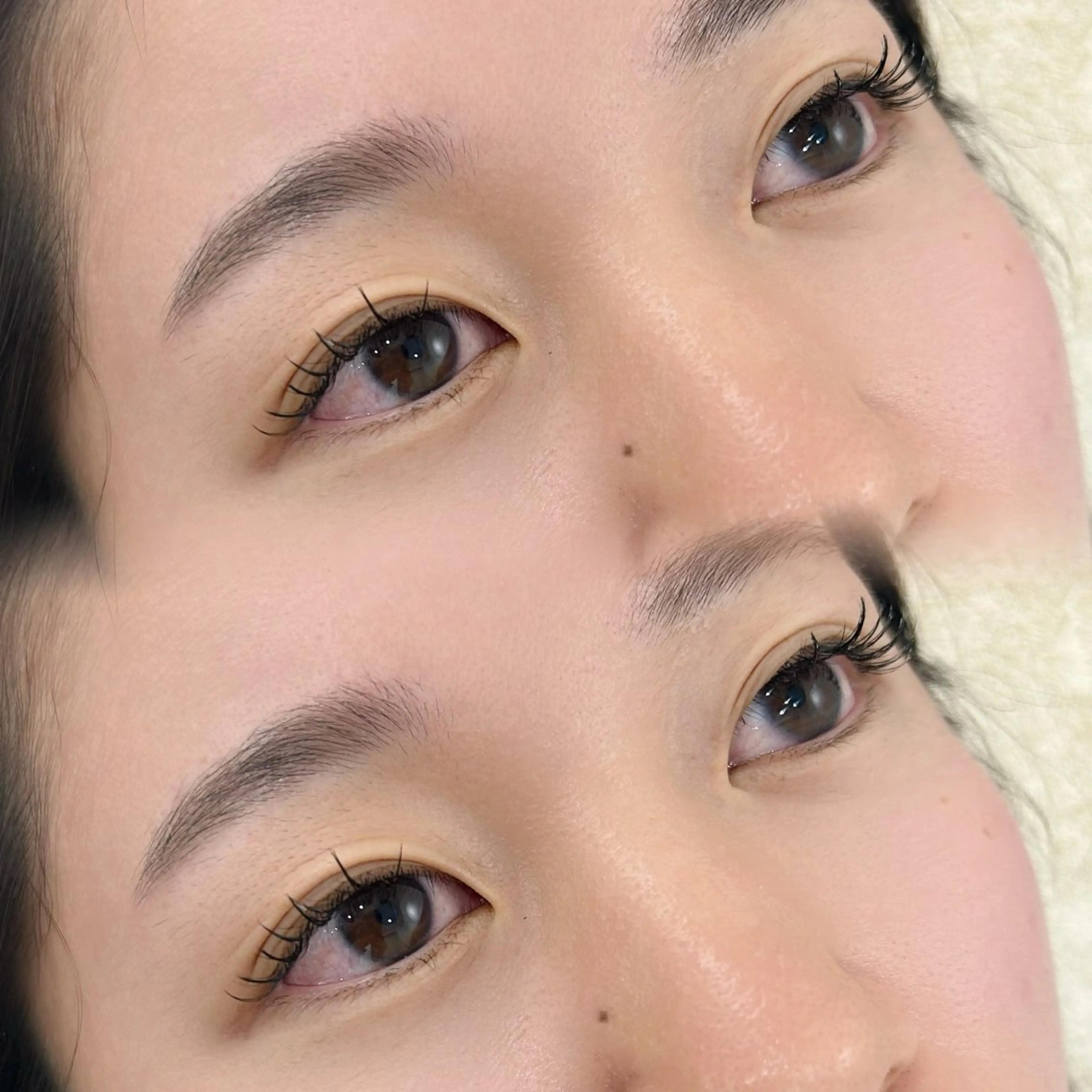 マツエク・マツパ フラットラッシュ さつき🎀ིྀ 韓国風/束感/タレ目のマツエク・マツパデザイン