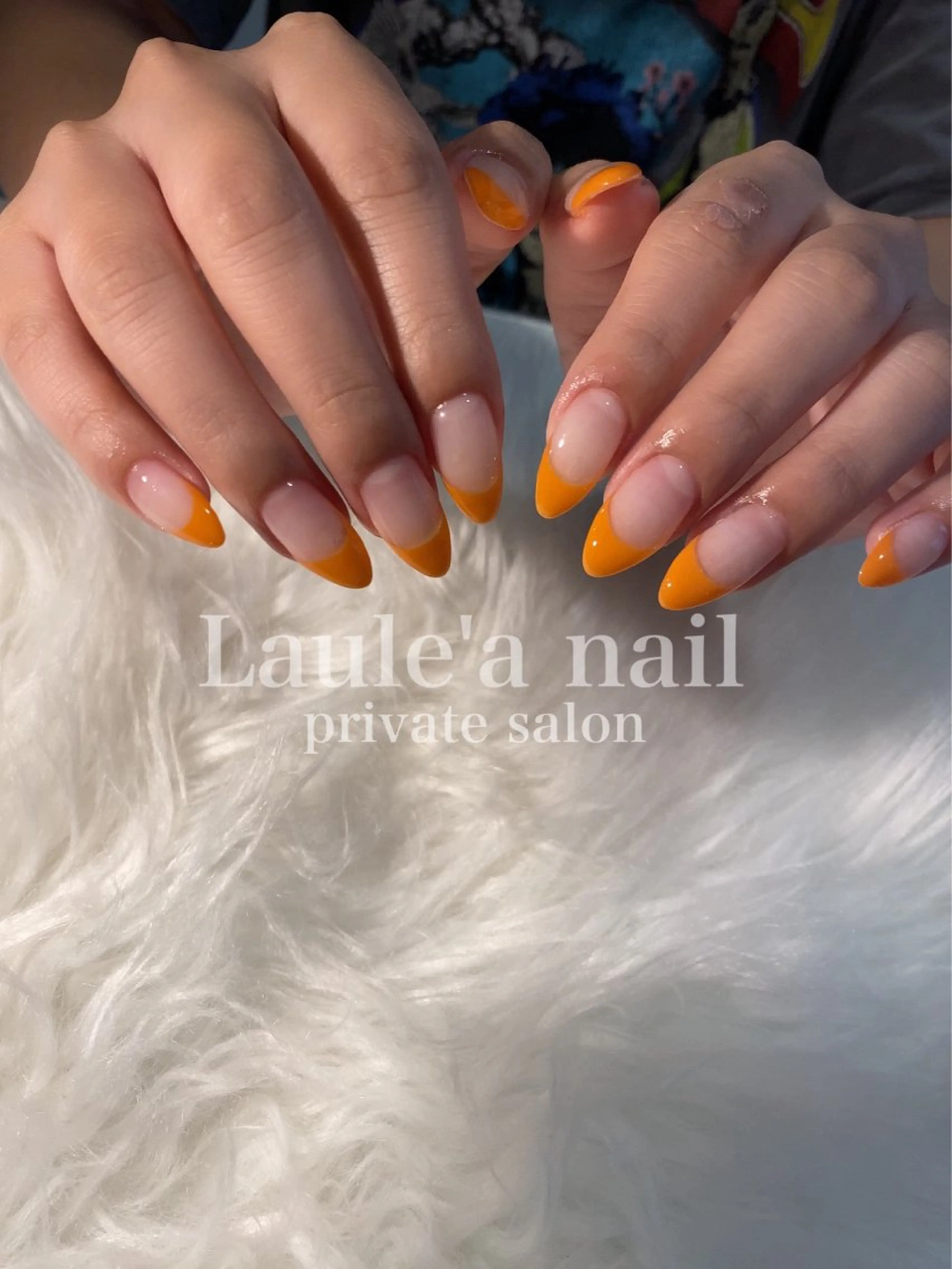 ネイル フレンチネイル 夏ネイル Laule'a nail salonのネイルデザイン
