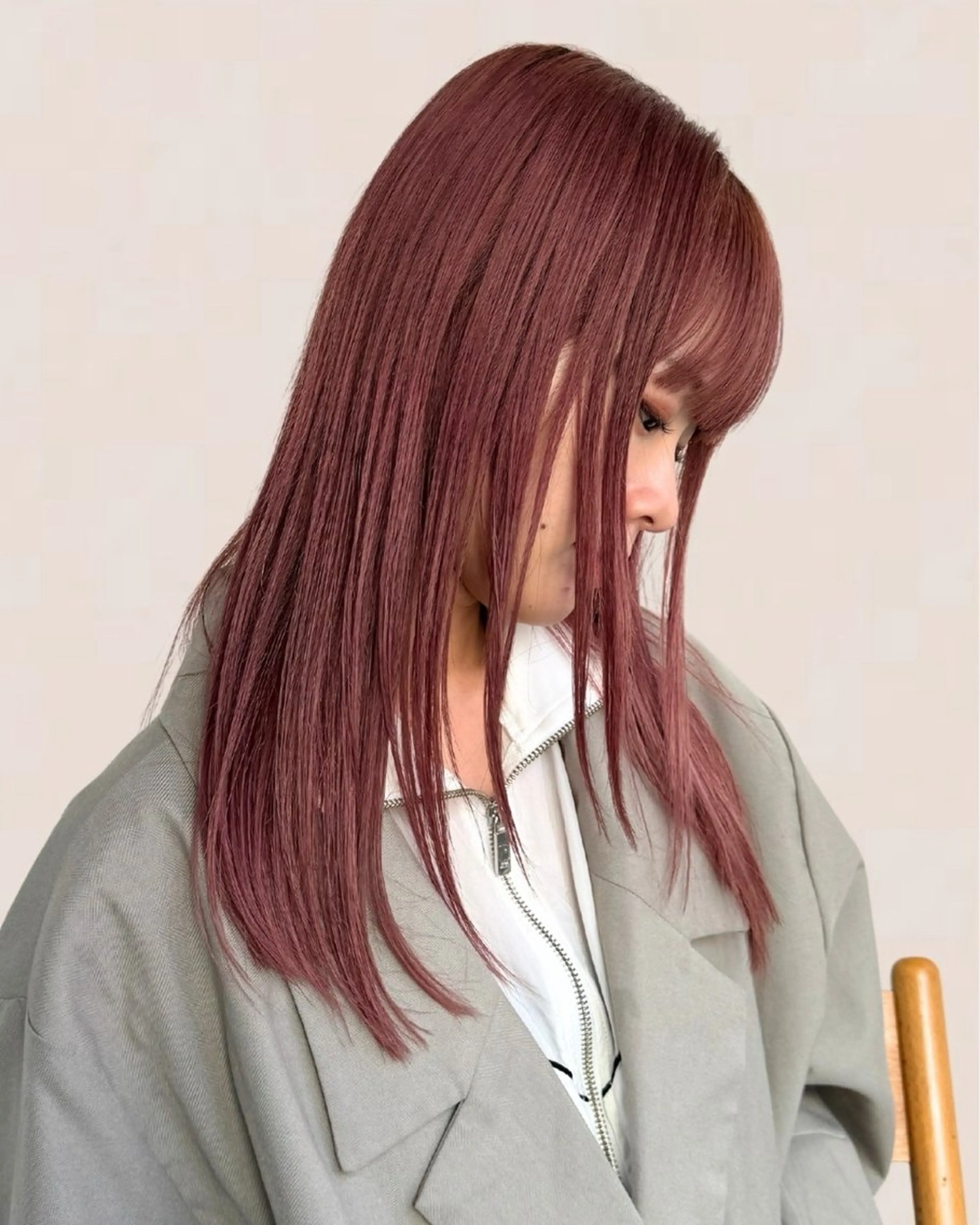 ロング カラー Joule 建山美友のヘアスタイル