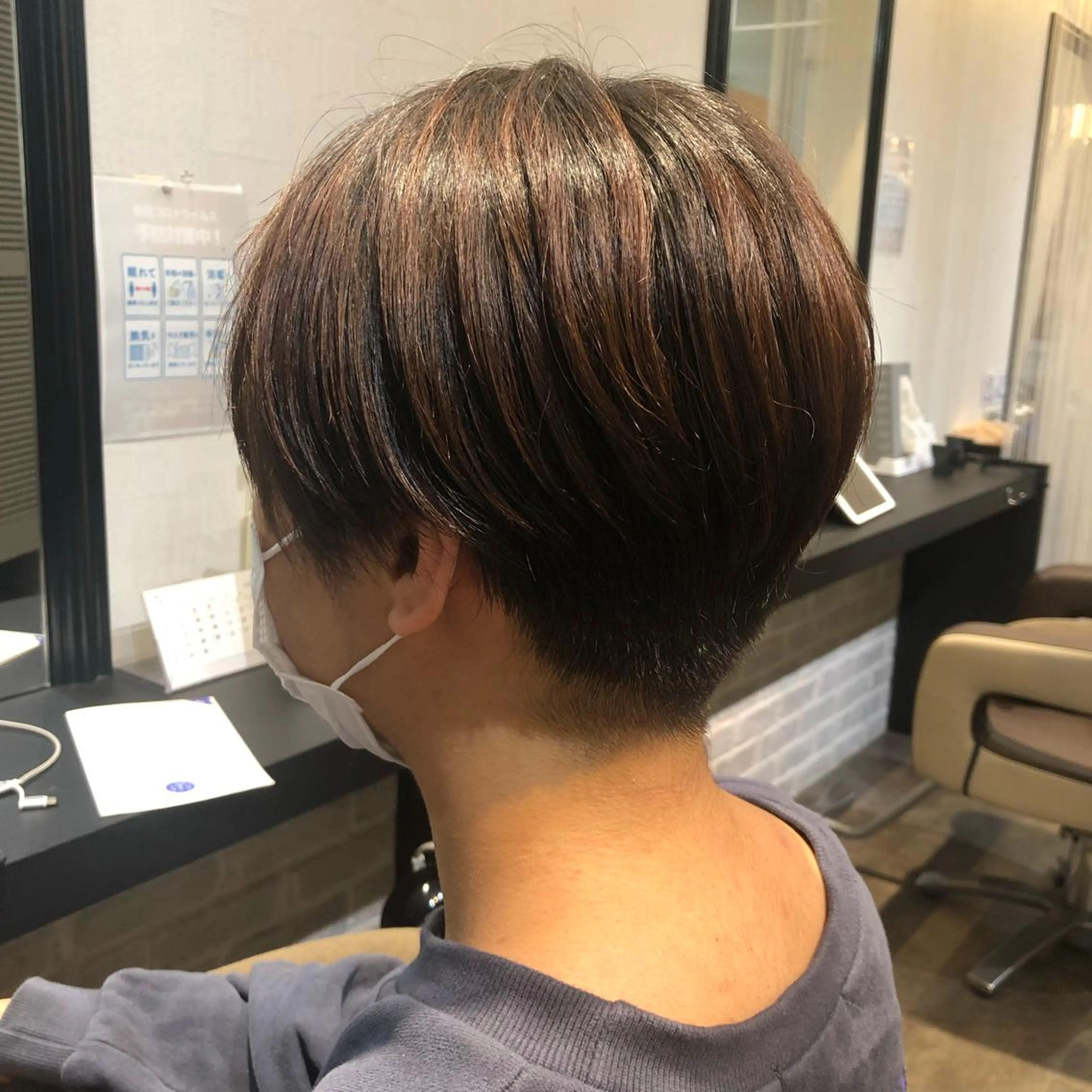 ショート 若泉 真梨のヘアスタイル