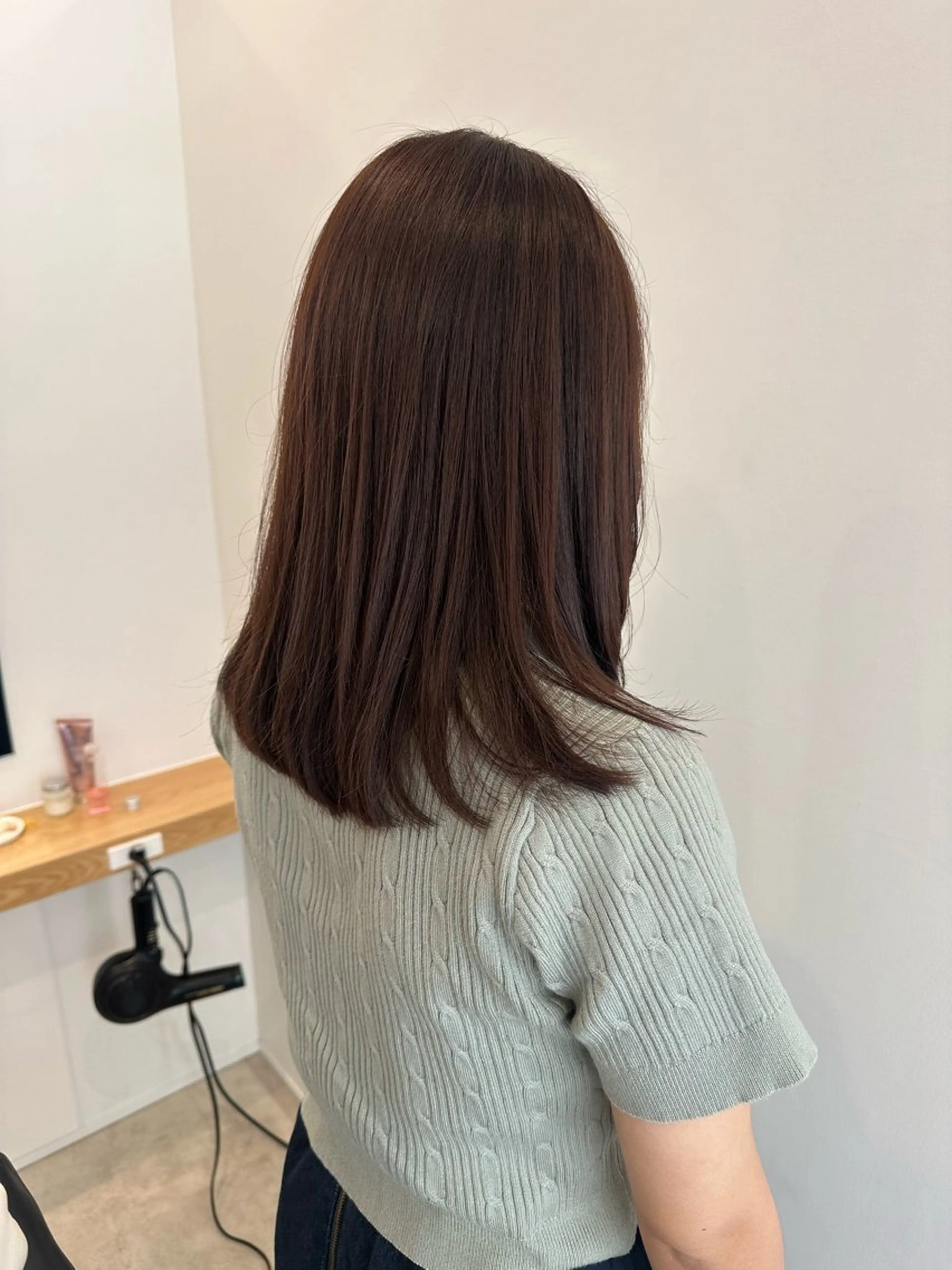 セミロング カラー カット ヘアカラー トリートメント 海外ヘア/透明感カラ ー🍒nao.のヘアスタイル