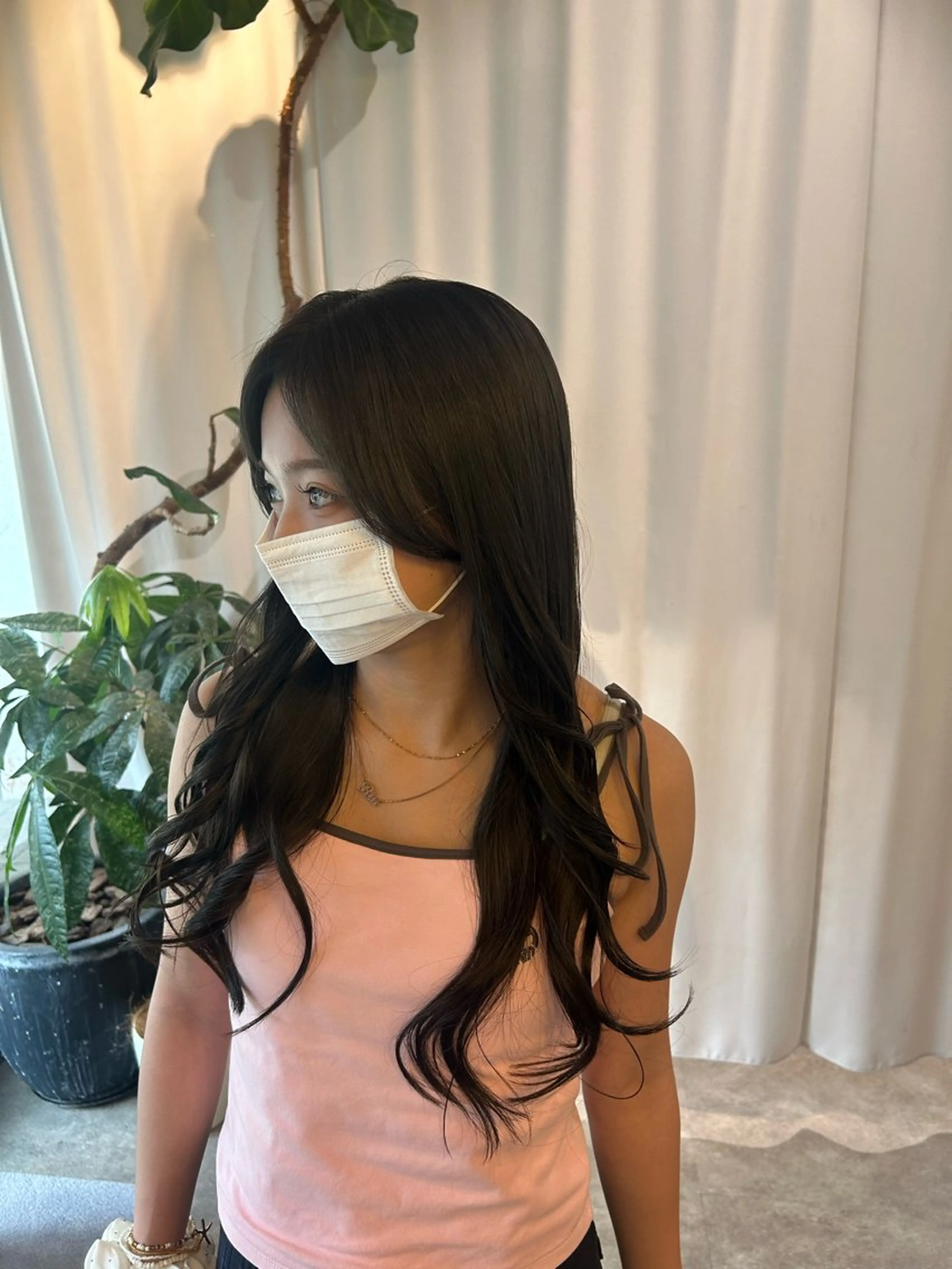 ロング カラー ヘアカラー トリートメント 🎀咲月🎀レイヤー /暖色透明感カラーのヘアスタイル