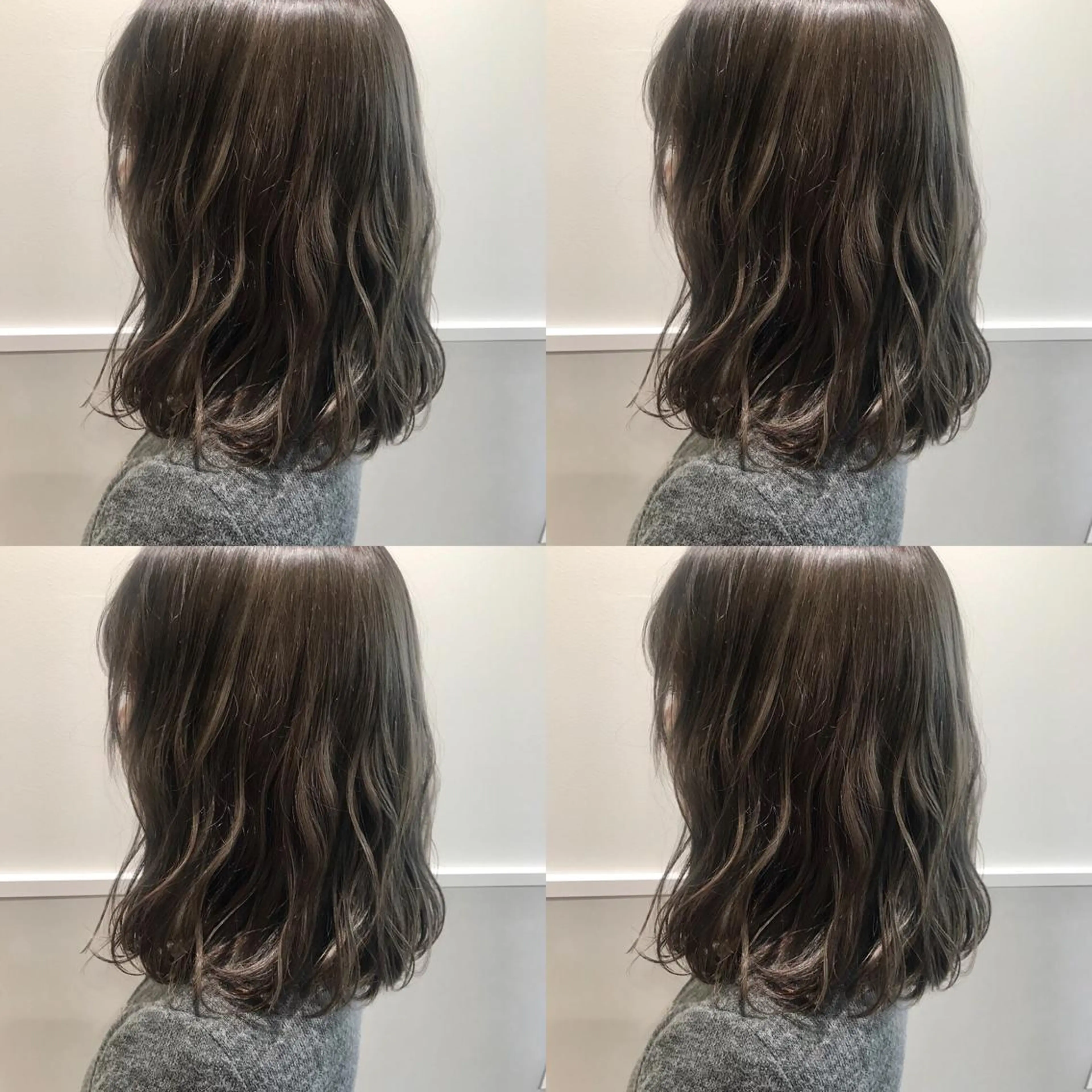 ミディアム カラー カット ヘアカラー トリートメント SALOWIN所属・小栗 麻衣のヘアスタイル