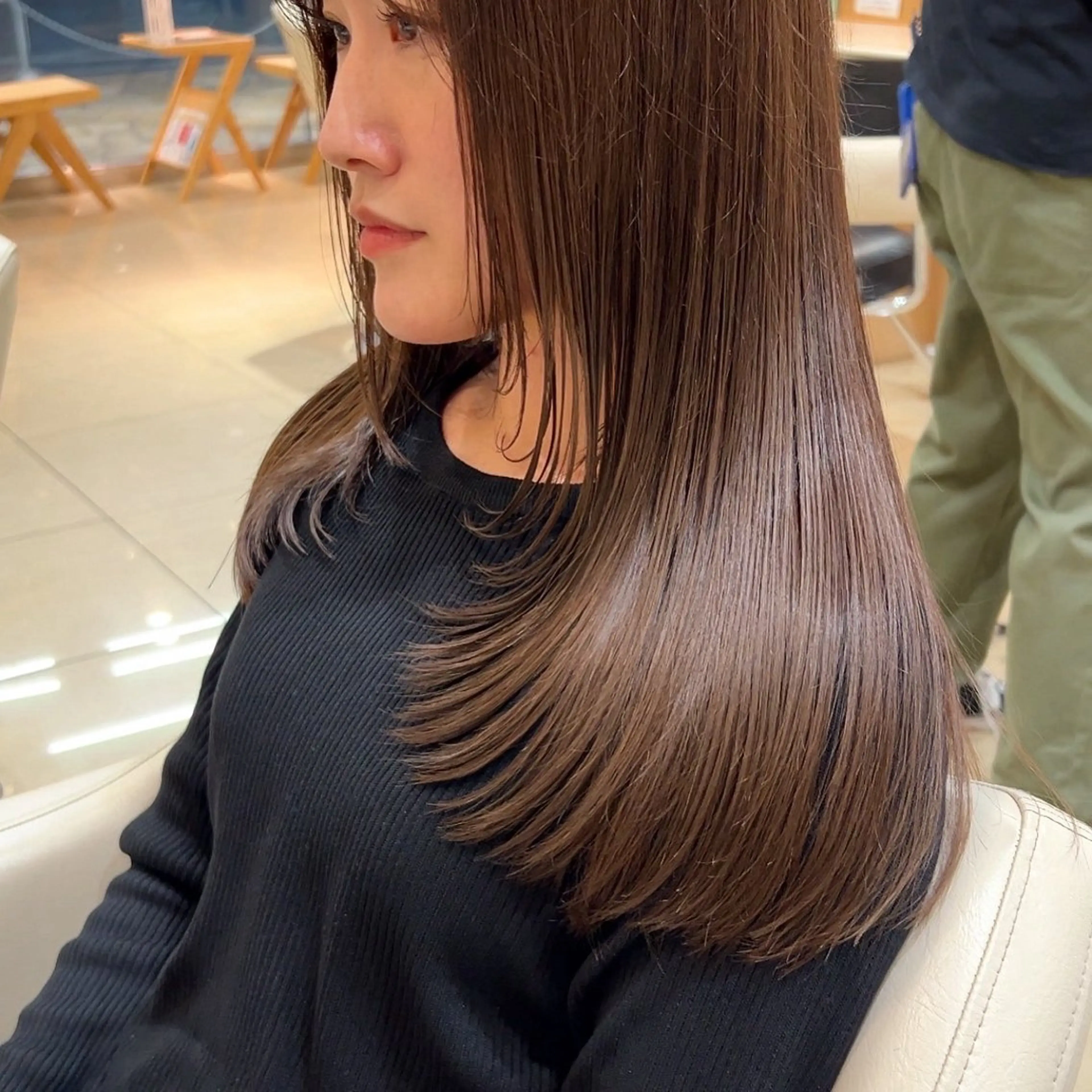 ロング Ash瀬谷 長嶋零のヘアスタイル