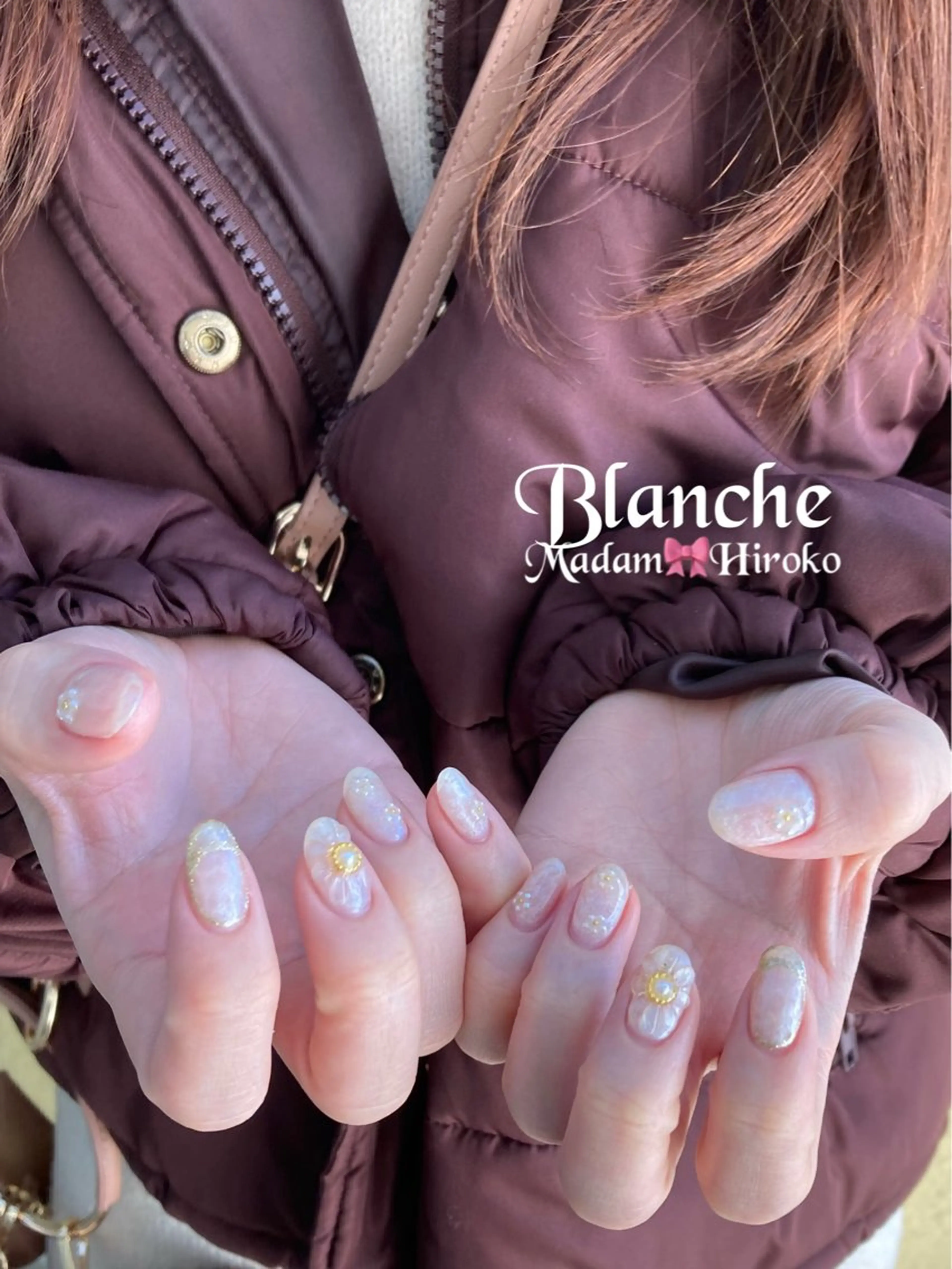ネイル フラワーネイル Lianネイル 寛子Lianのネイルデザイン