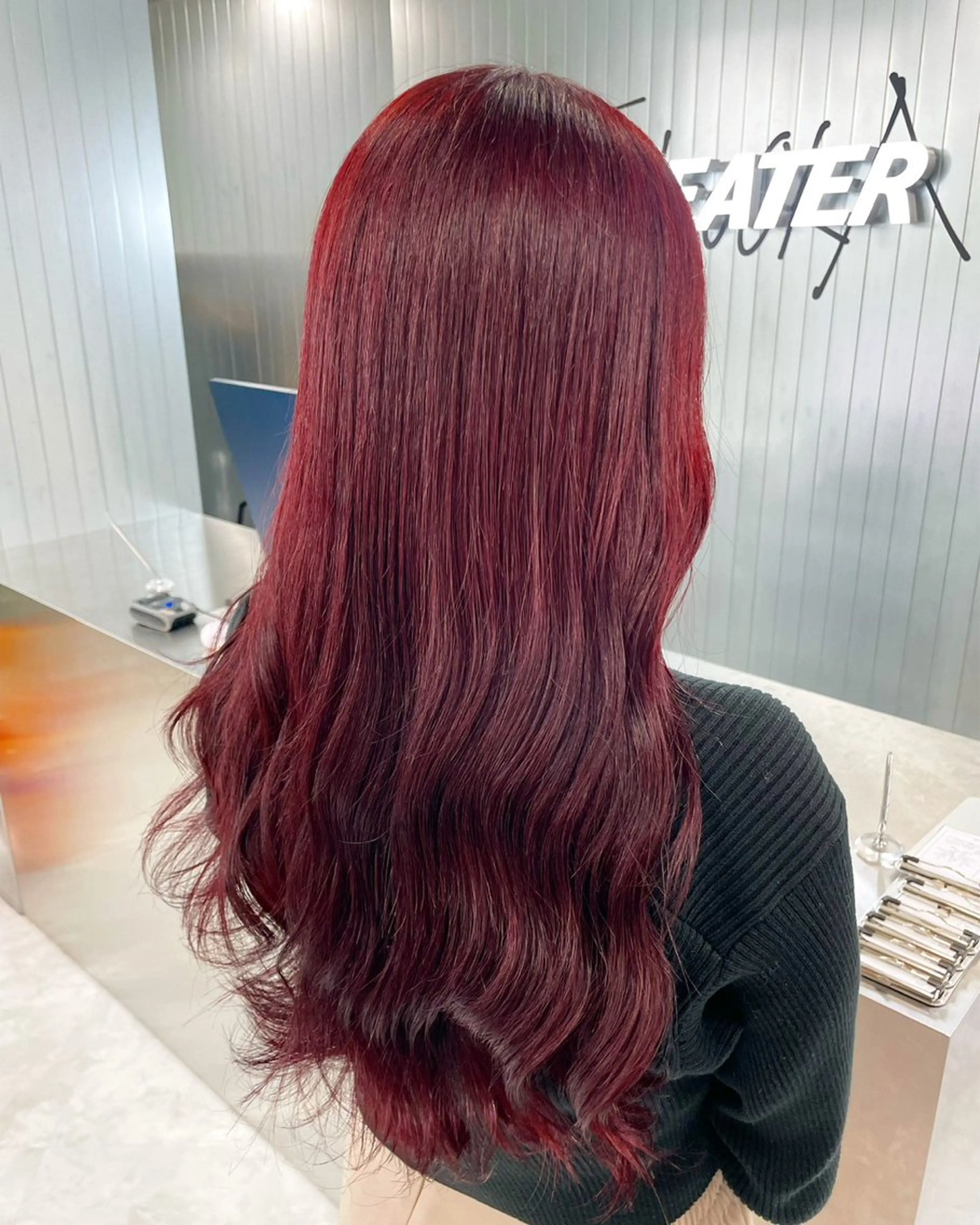 ロング 🍒ワイン系 ウルフカット🍒拓未のヘアスタイル
