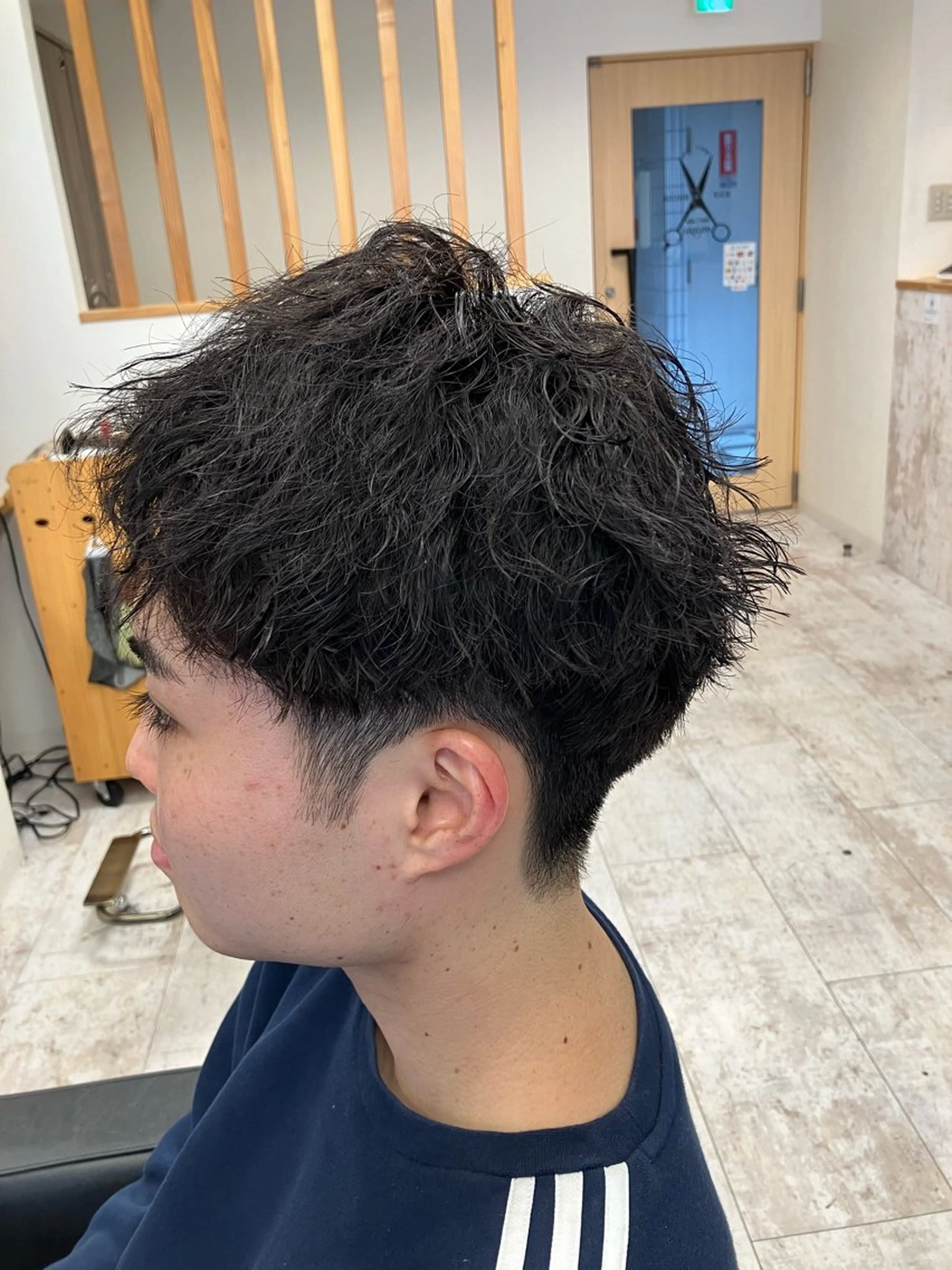 パーマ メンズ カット パーマ メンズ特化/パーマ/ フェードWATARUのヘアスタイル