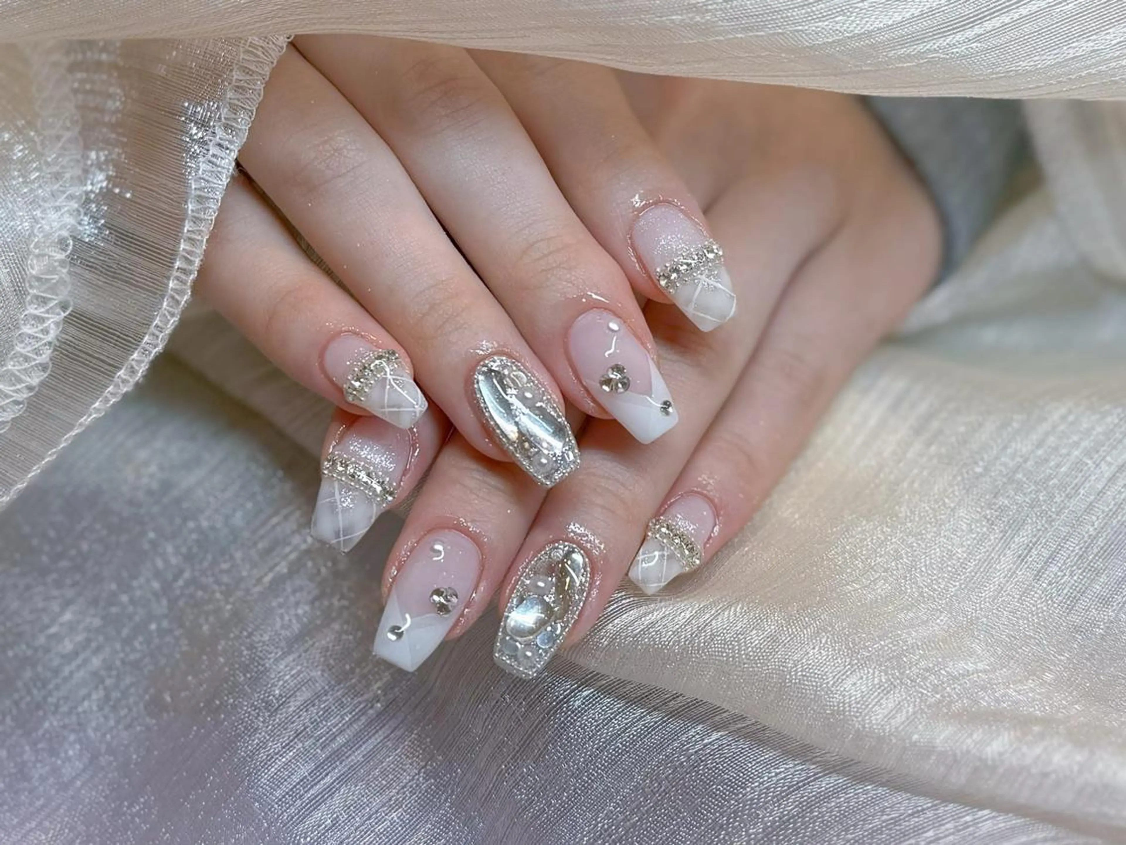 🌸画像持込OK 💅🏻持ち込みデザイン150分やり放題(時間内デザイン10本orパーツOK)🌸の写真