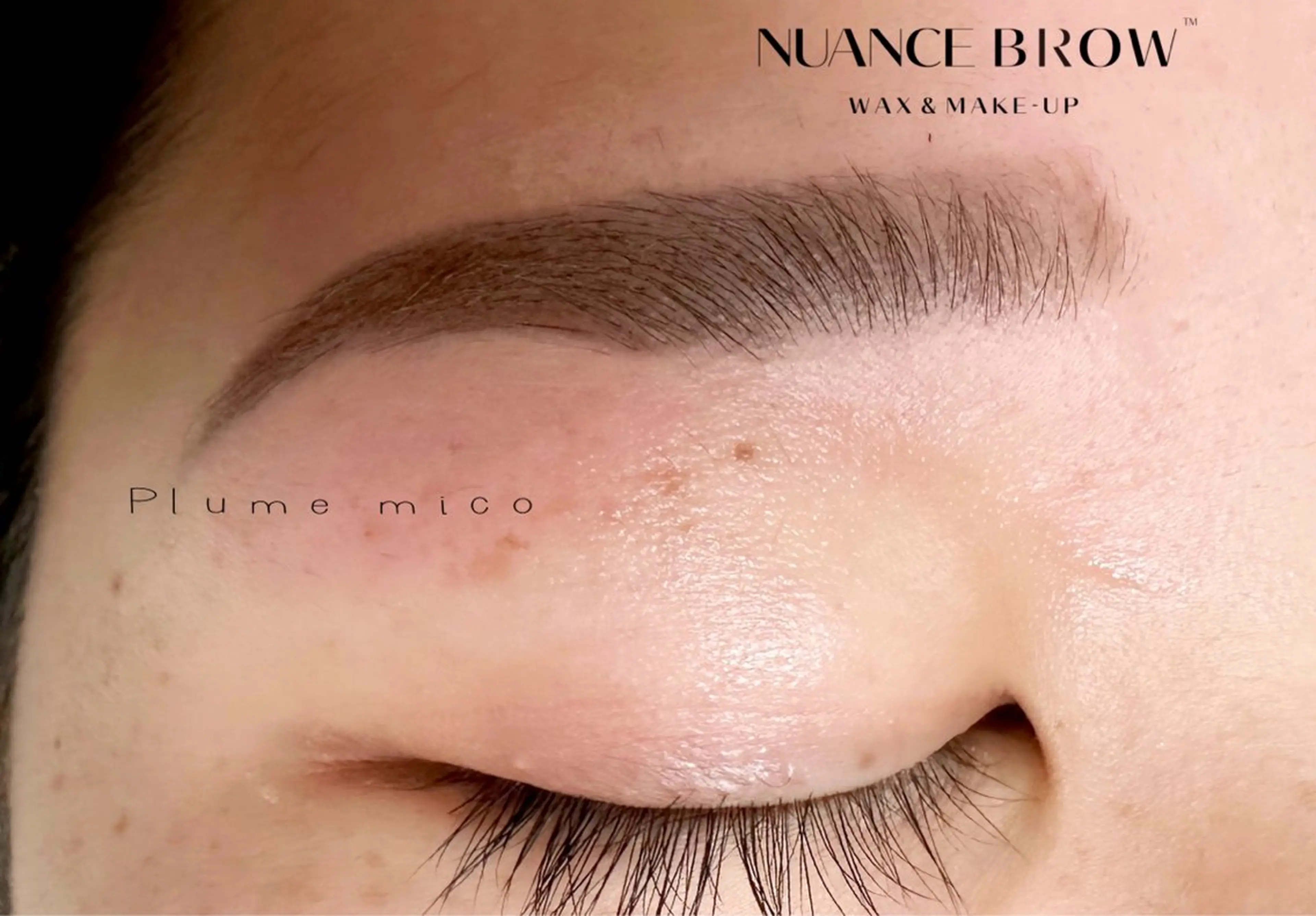 アイブロウ ワックス脱毛 Plume micoのマツエク・マツパデザイン
