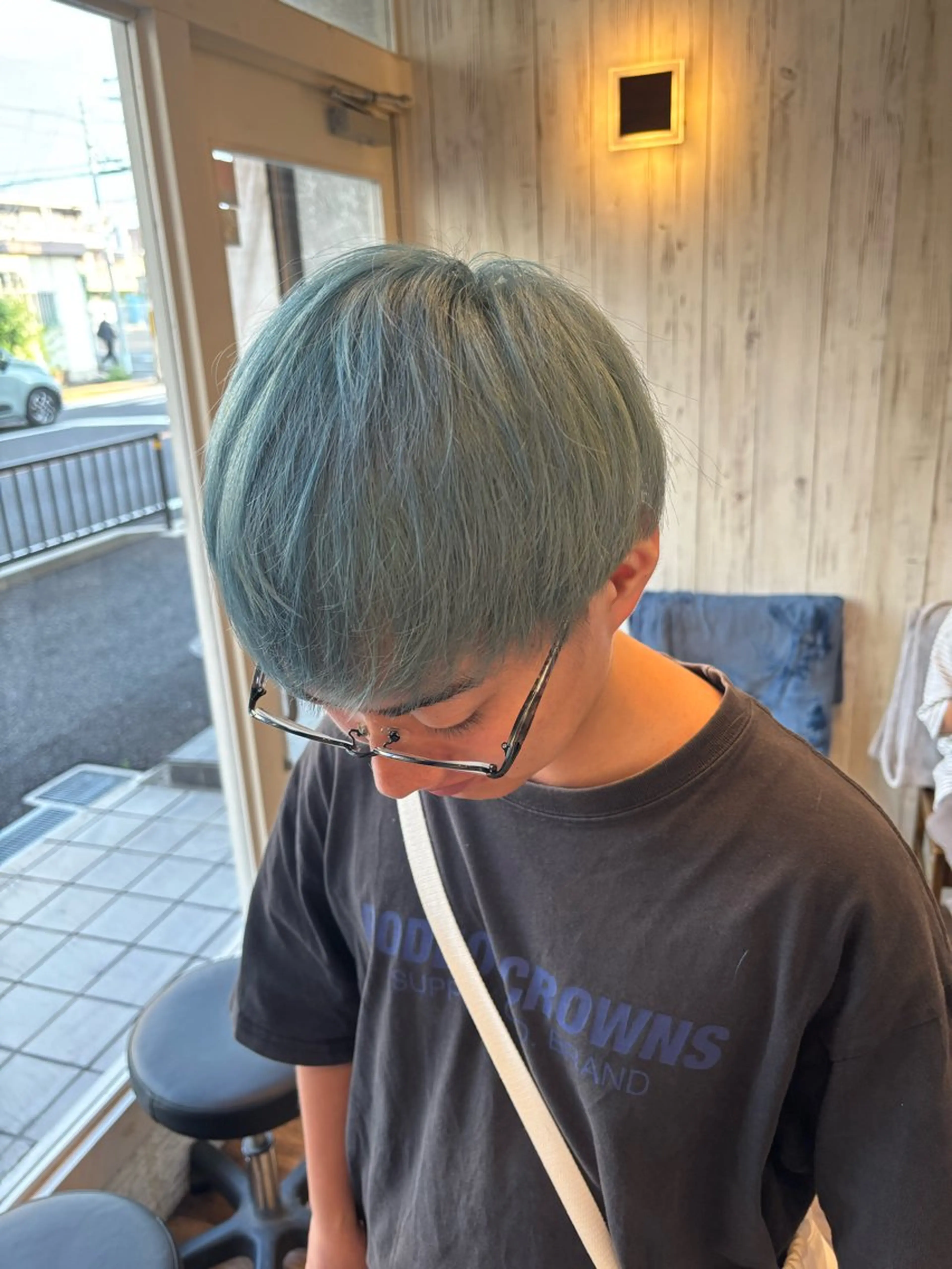 メンズカット+Wカラーの写真