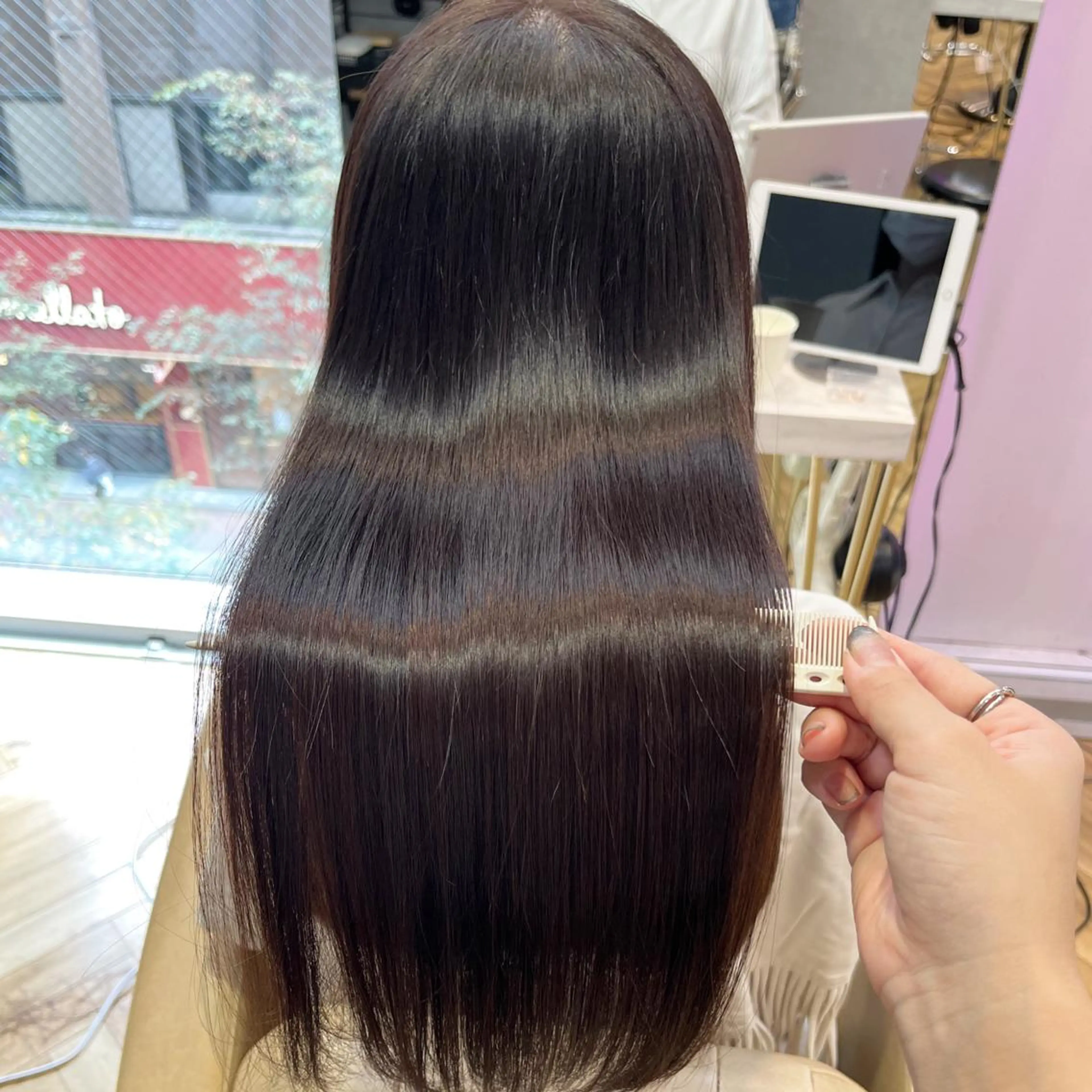 ロング カット 縮毛矯正 トリートメント enn to yuu所属・髪質改善&自分改革 ♡KURENAのヘアスタイル