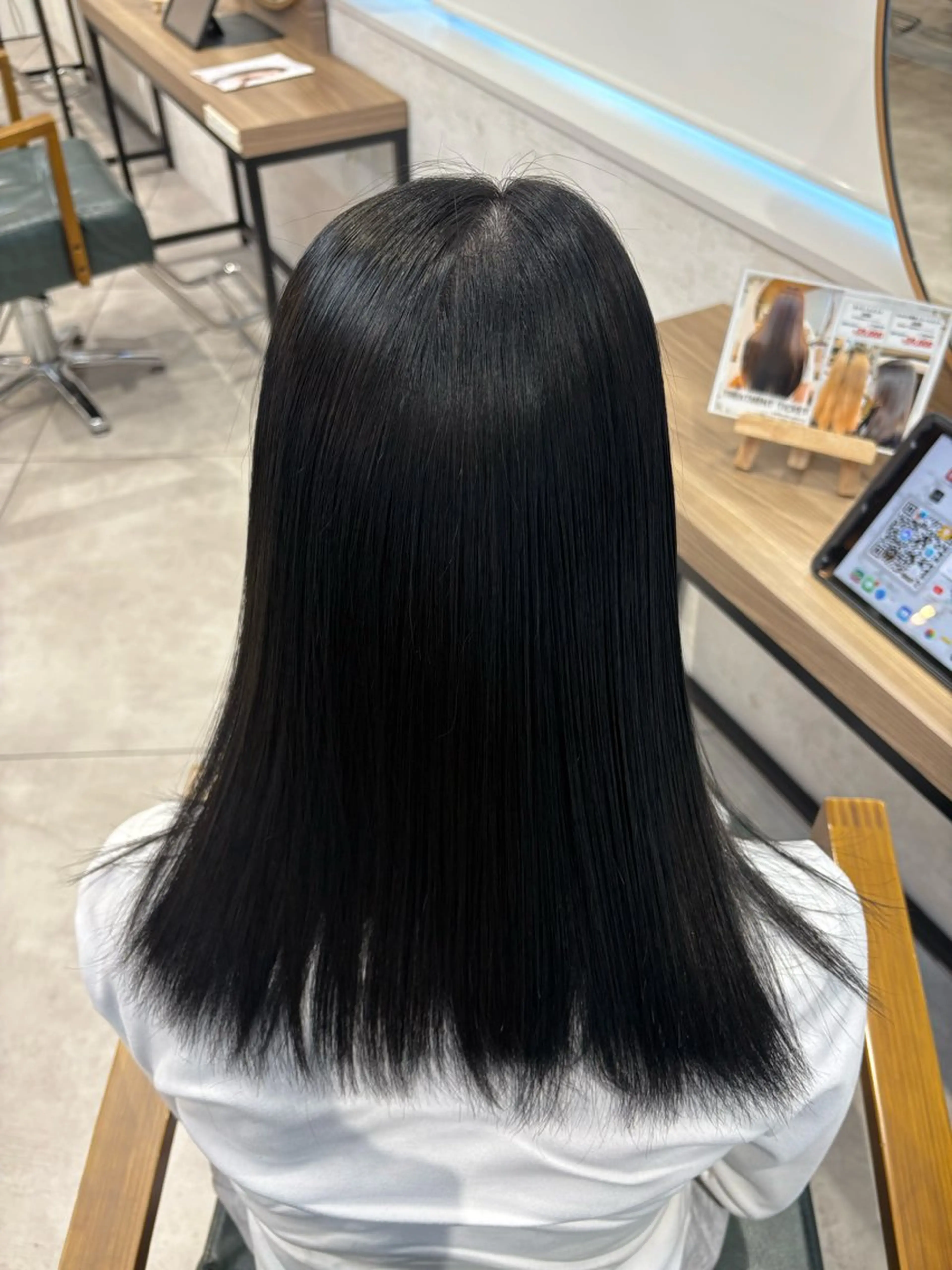 ミディアム ヘアカラー 暗髪/透明感カラー /hyugaのヘアスタイル