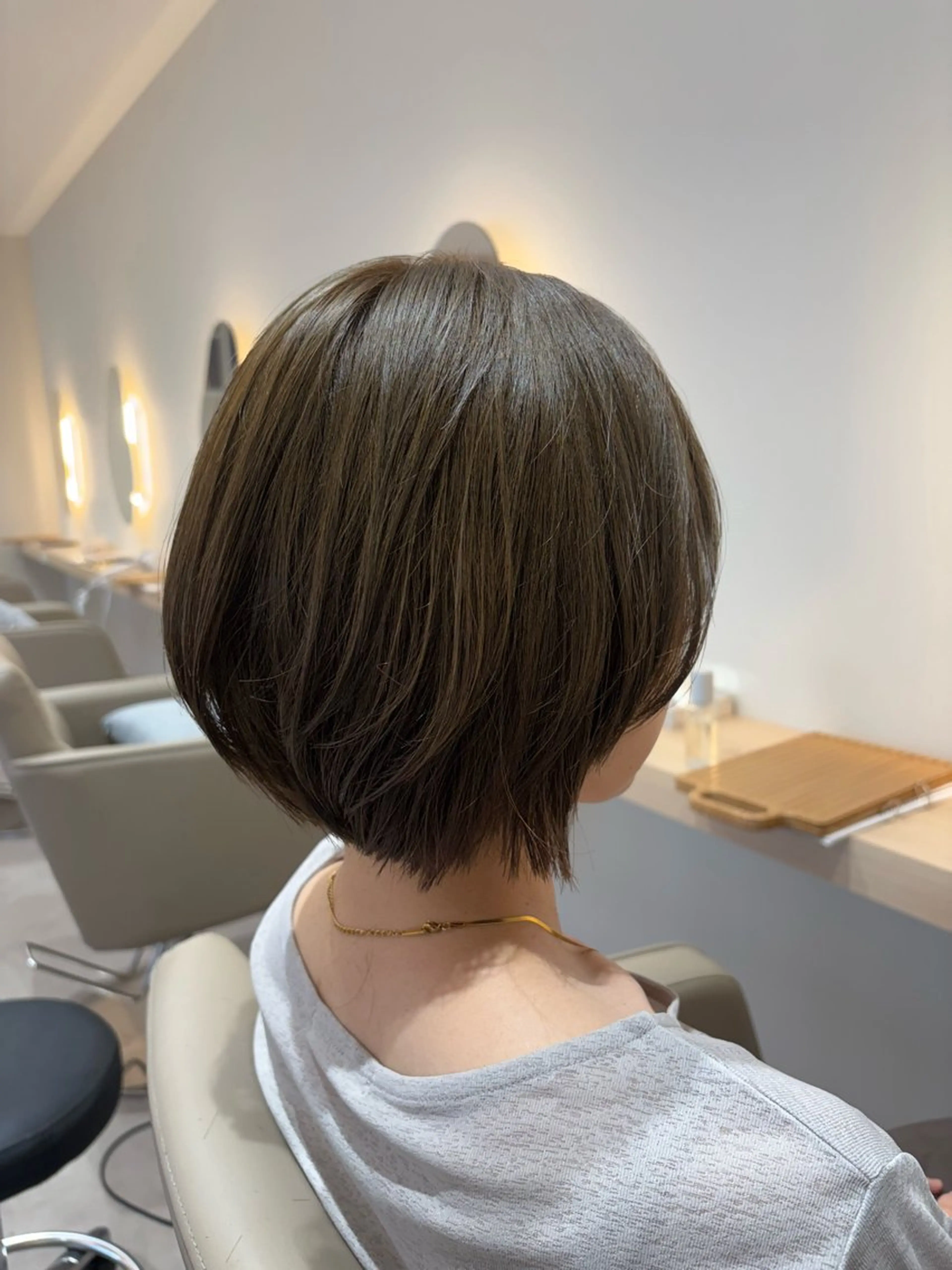 ショート カラー アッシュ カット ヘアカラー 艶カラー/レイヤー ⭐️RYO⭐️のヘアスタイル