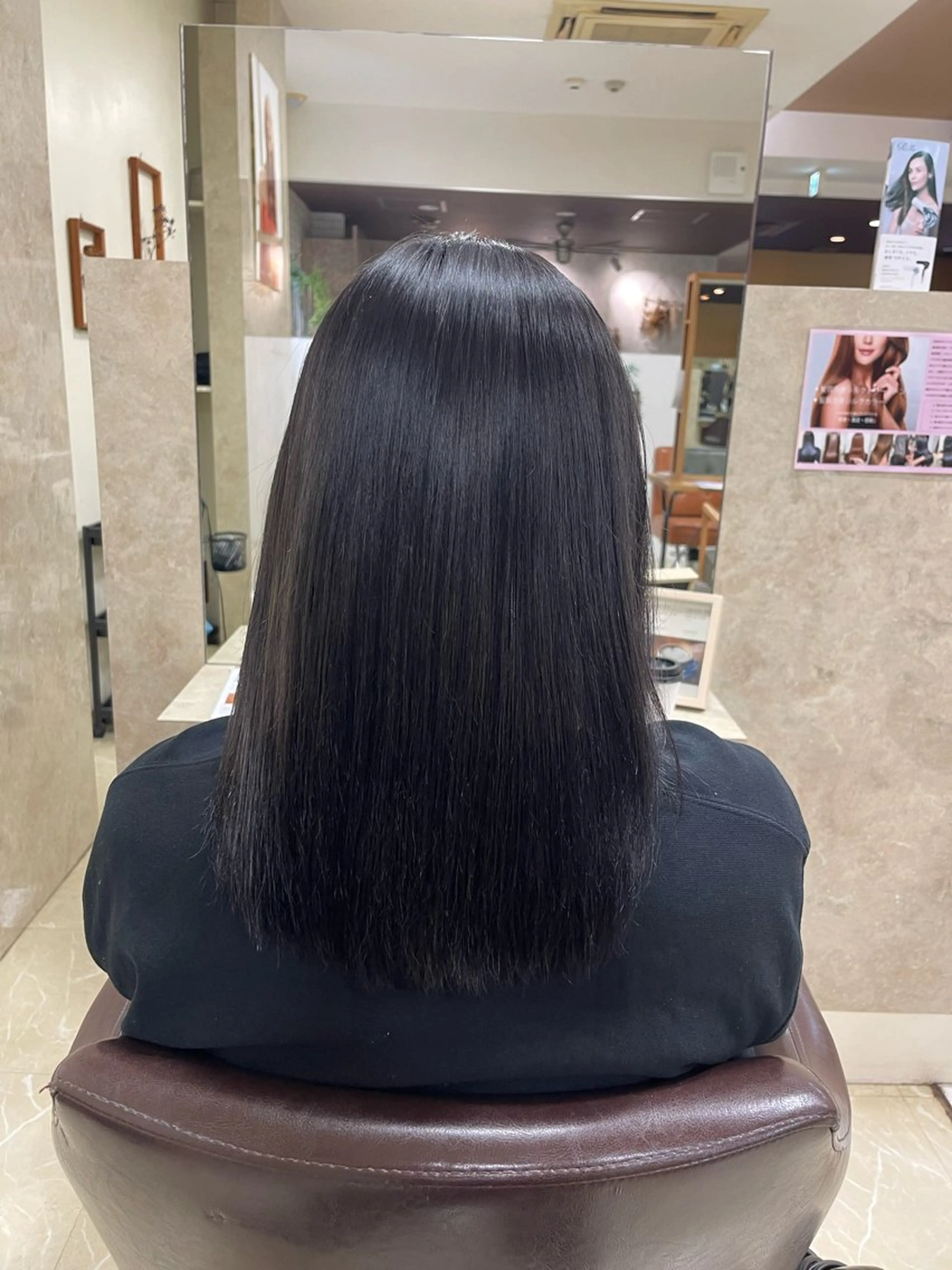 ミディアム 髪質改善 縮毛矯正 CARE SHINSAIBASHI所属・縮毛・酸性ストレート 専門 今井のヘアスタイル