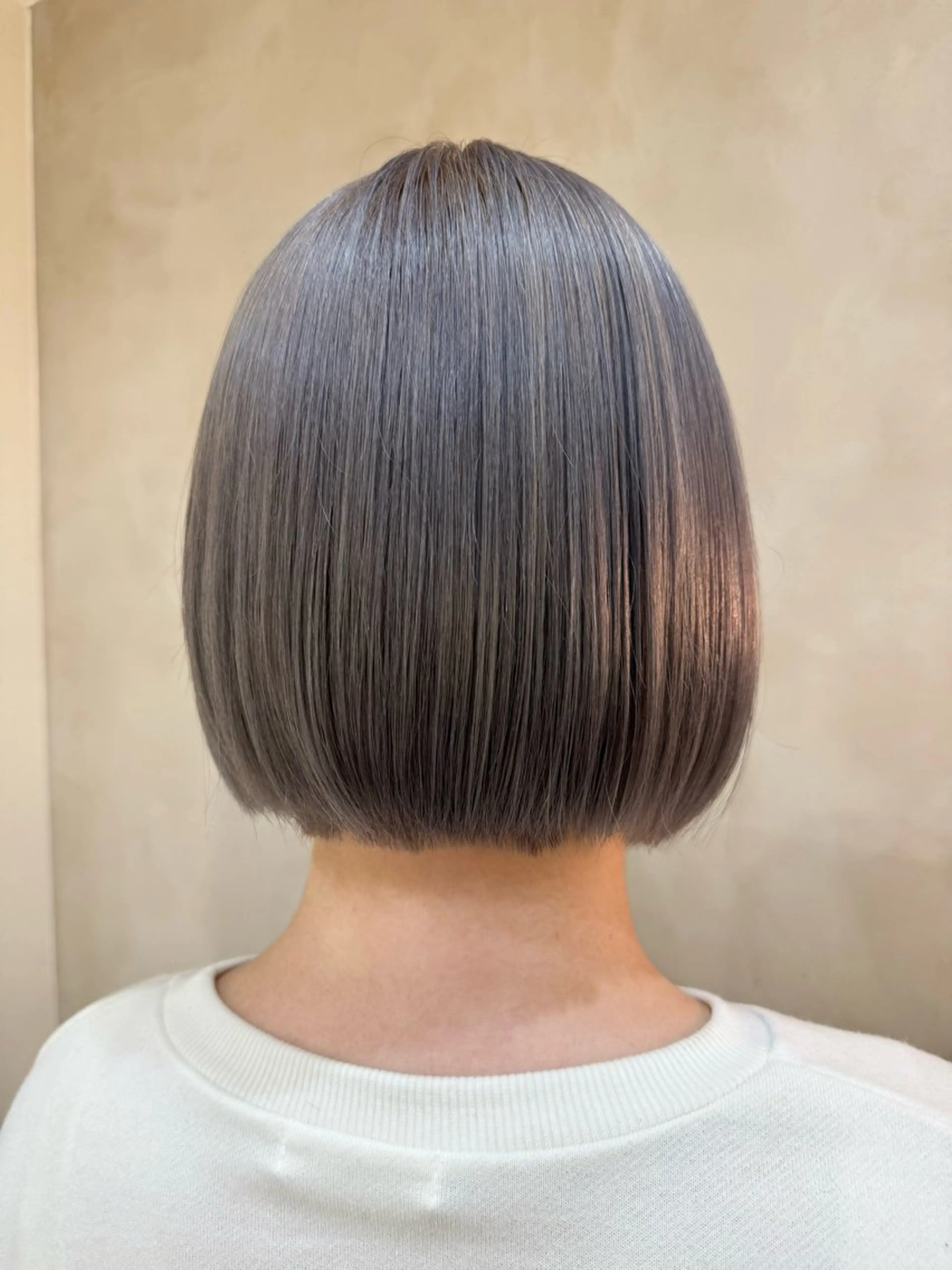 ミディアム カラー ブリーチ ヘアカラー トリートメント 矢場町/ダブルカラー /レイヤー/アリサのヘアスタイル