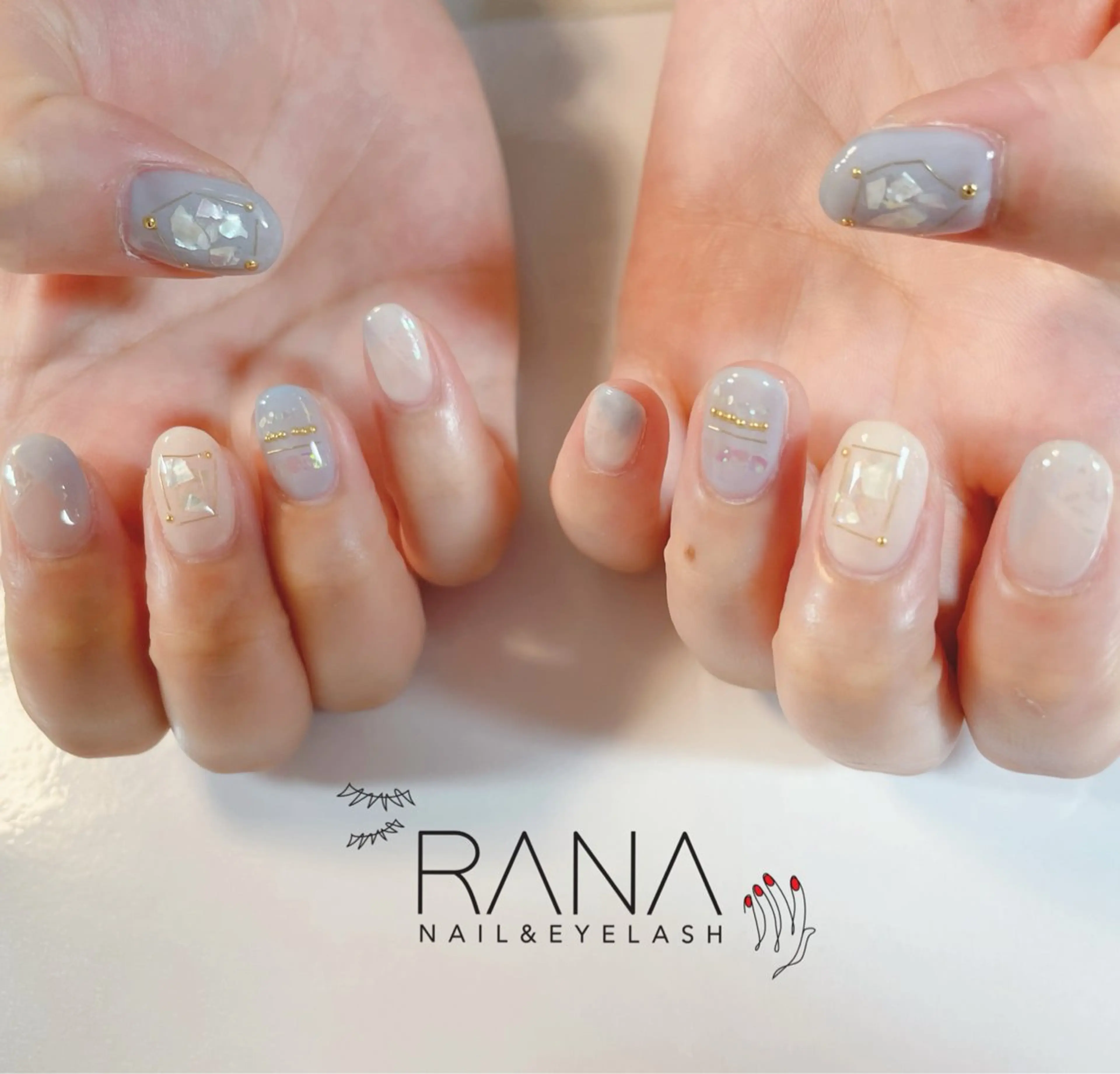 ネイル Nail eyelash Rana所属・Konno🕊️ 【Rana】のネイルデザイン